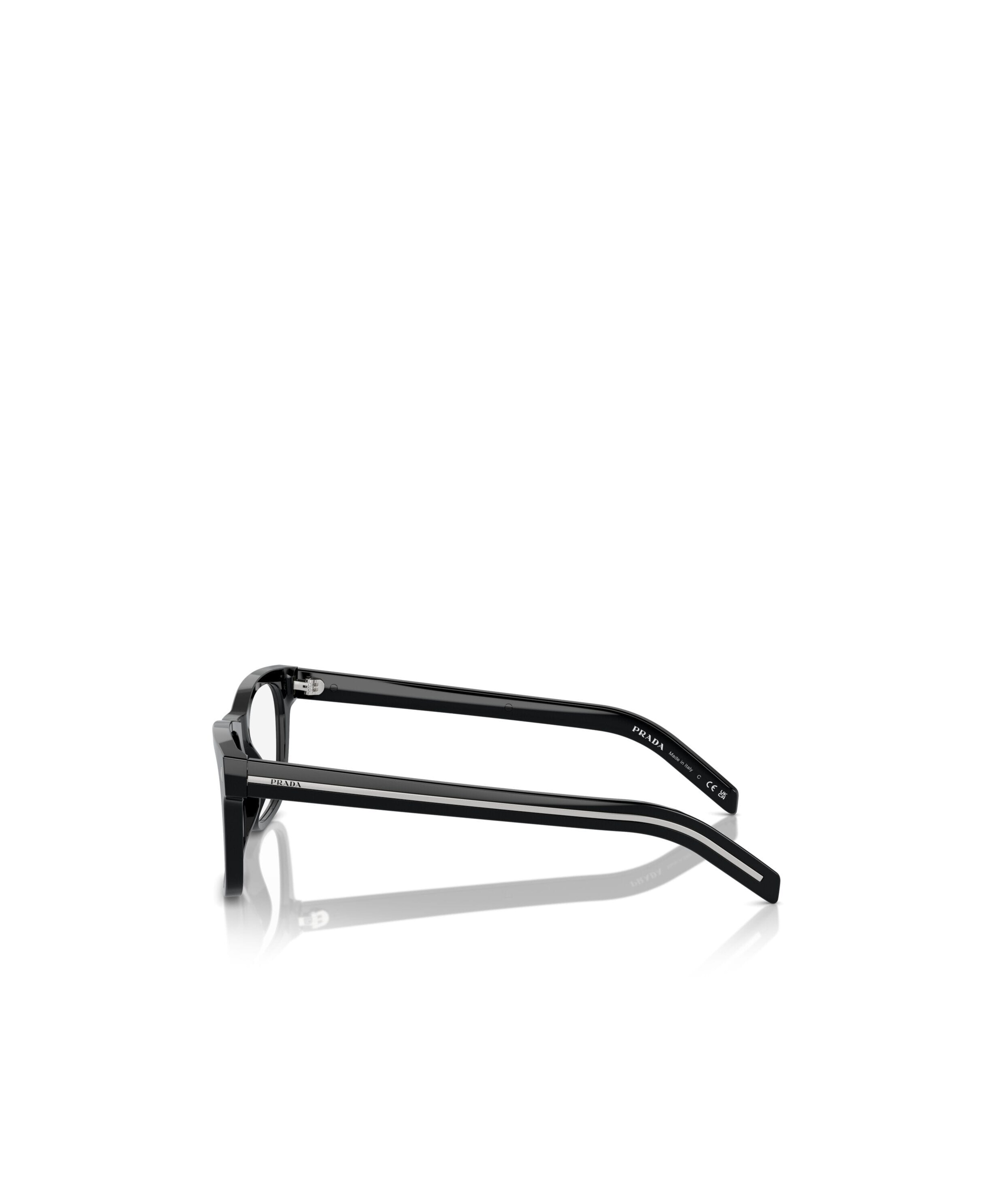 Prada Eyewear Square Frame Glasses In Black