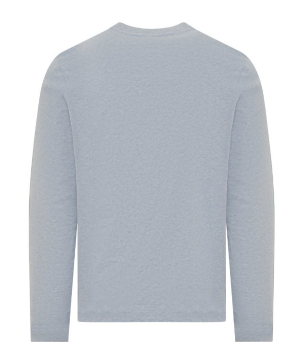Ami Alexandre Mattiussi Logo Long-sleeved T-shirt In Gray