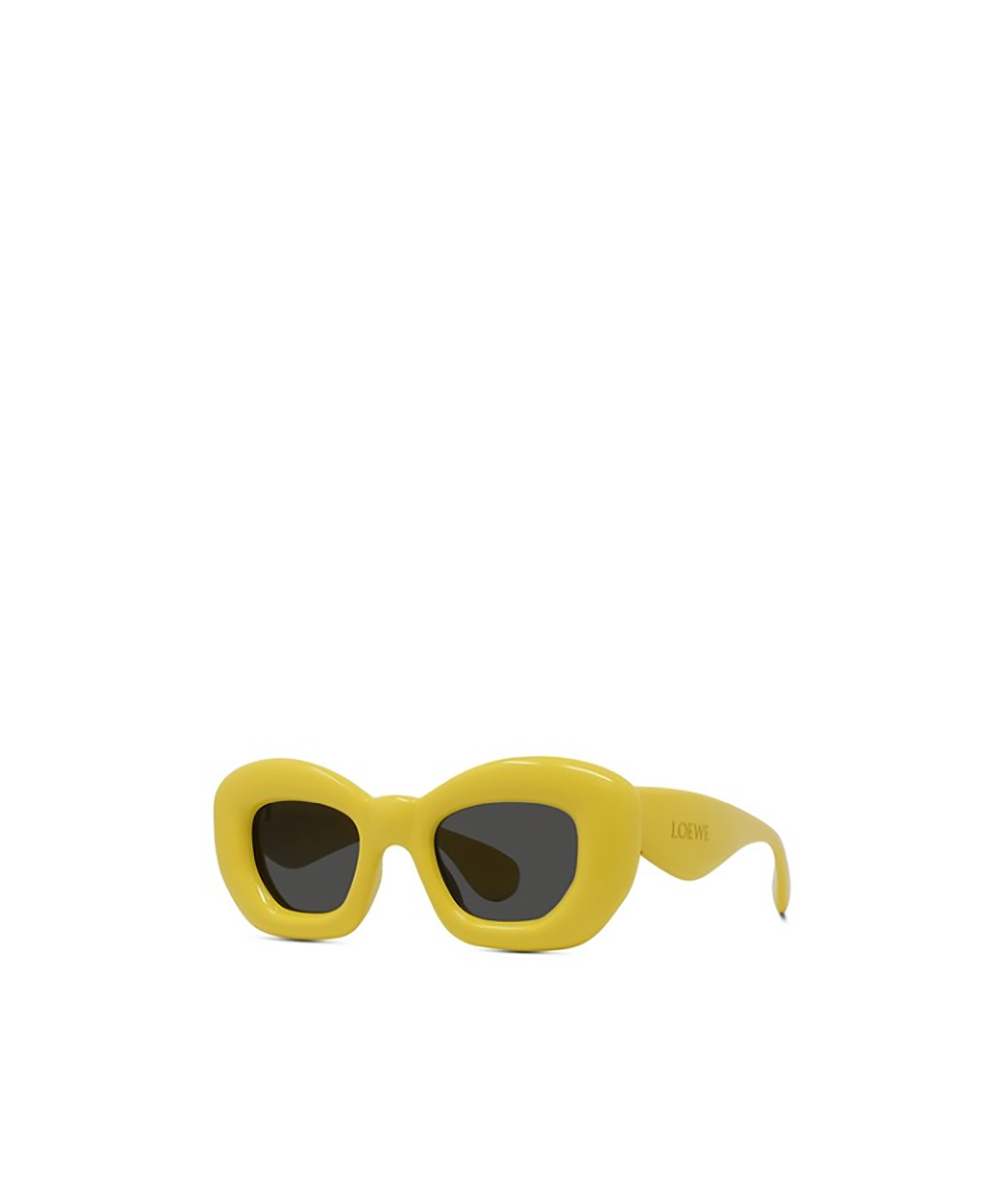 Loewe Butterfly Frame Sunglasses In Yellow