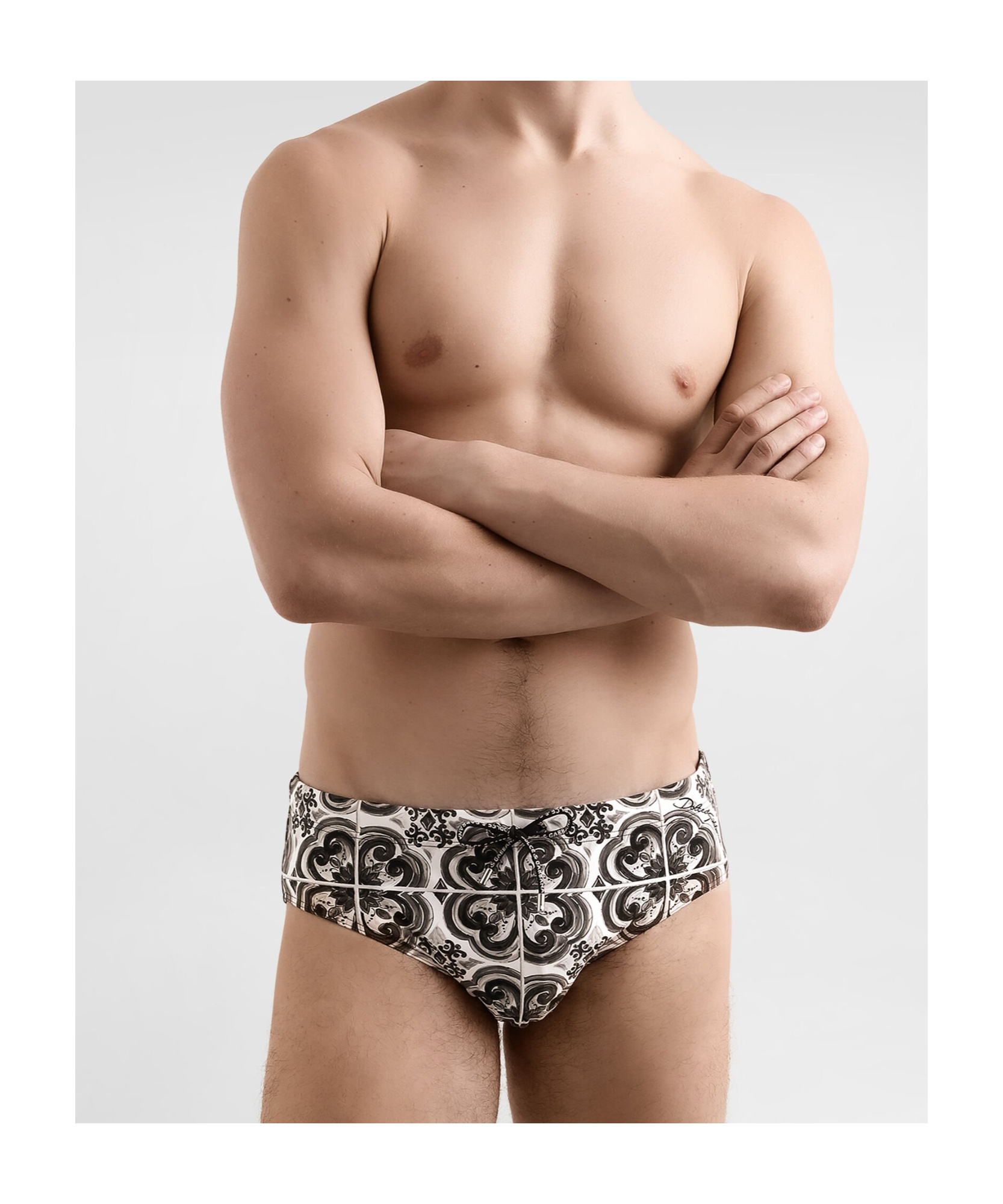 Dolce & Gabbana Graphic-print Swimming Trunks
