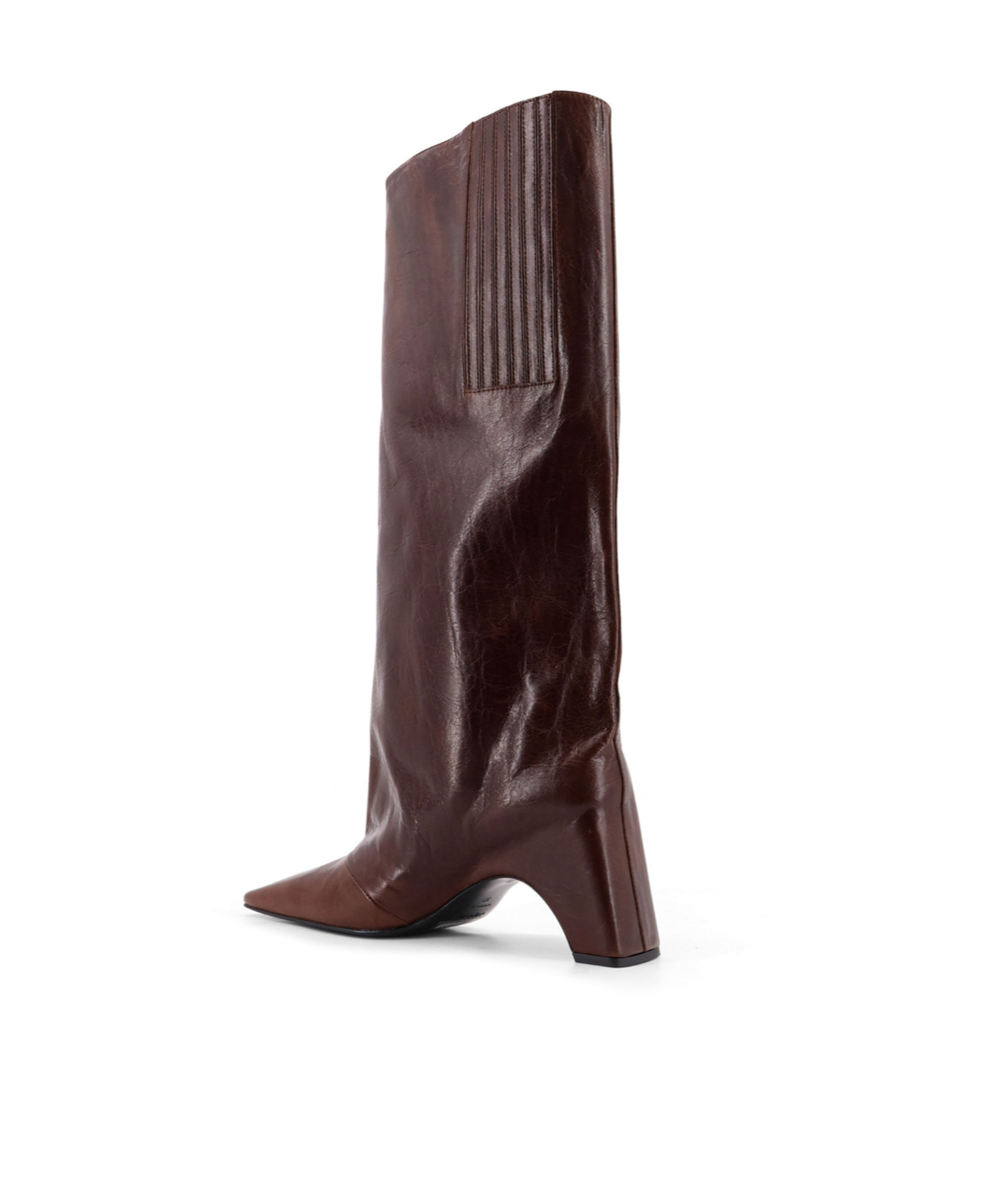 Coperni Women Bridget Leather Boots In Brown