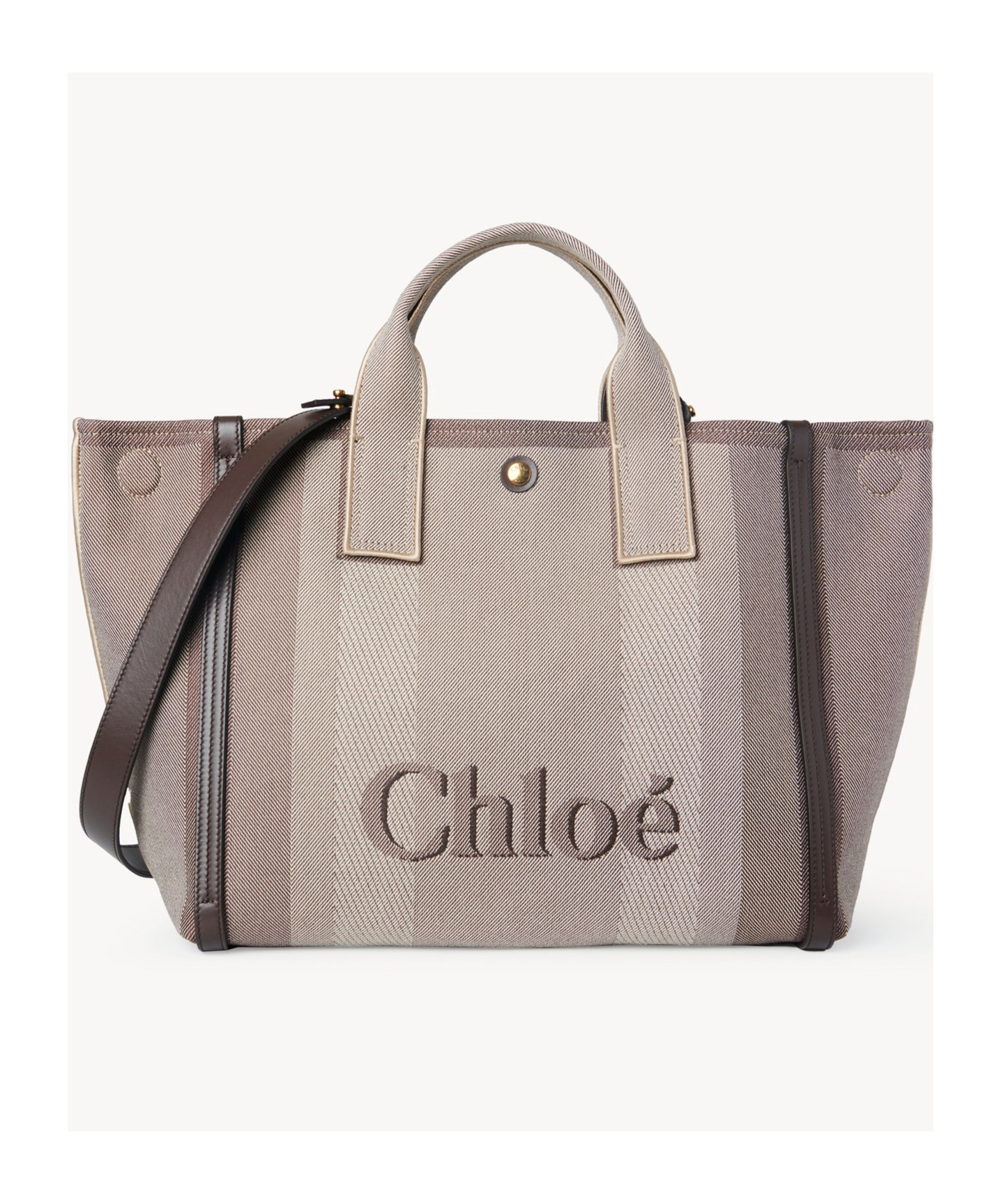 Chloé Carry Tote Bag In Gray