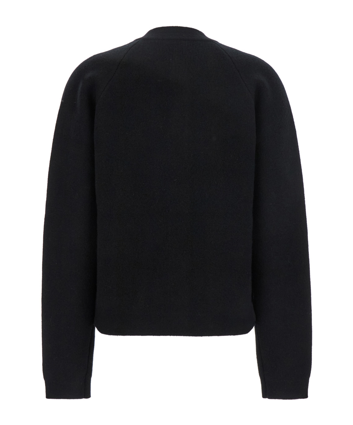 Shop Totême Knitted Cardigan In Black