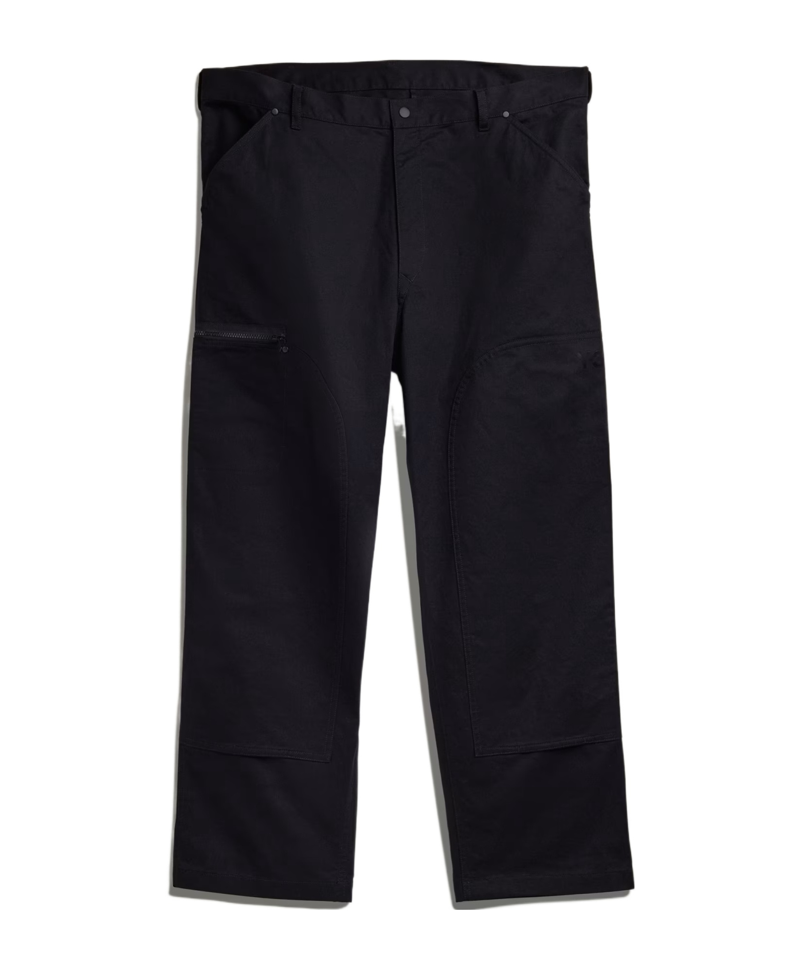 Y-3 Ut Twill Straight Pants In Black