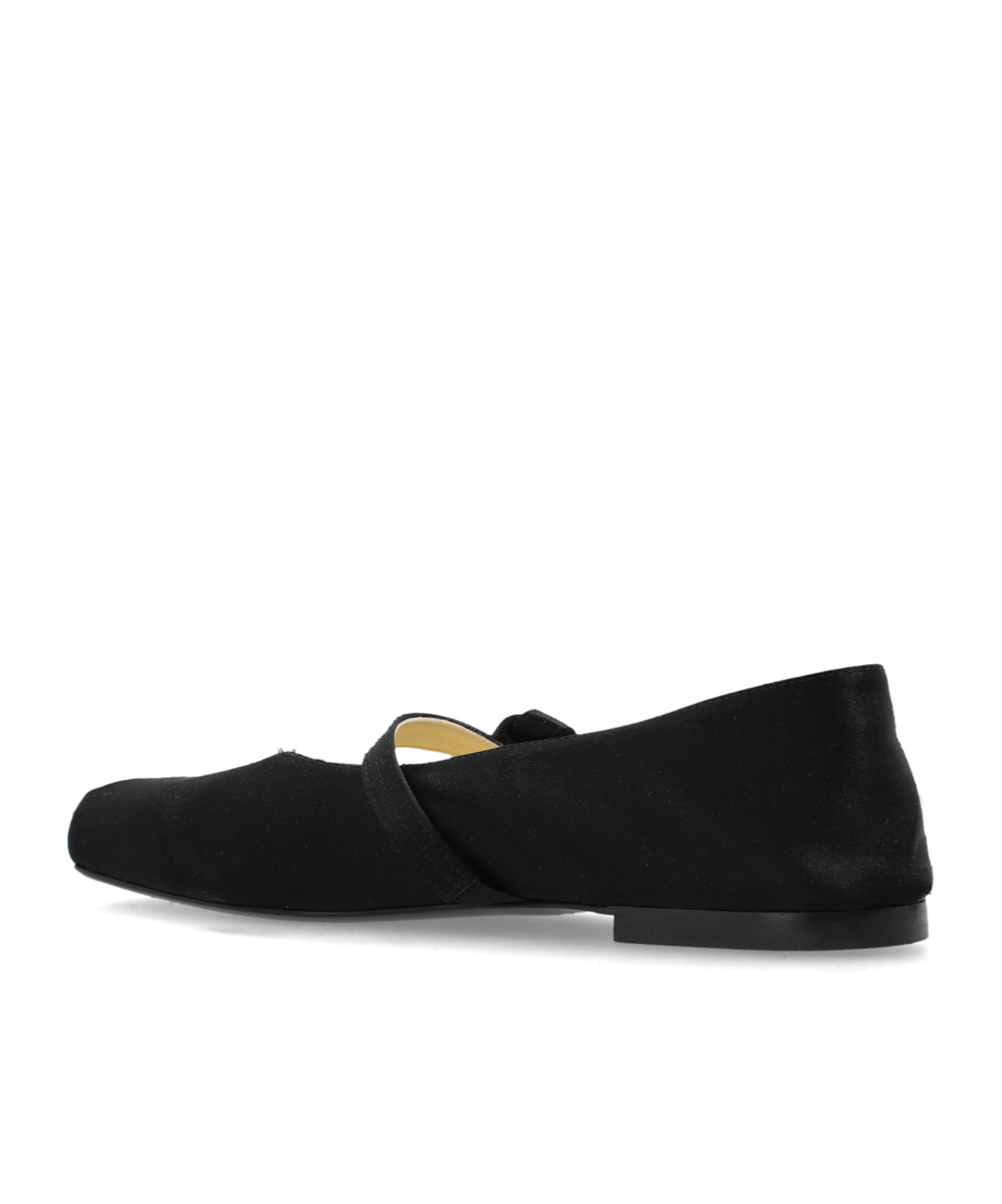 Kenzo Leather Ballerina Shoes In Black