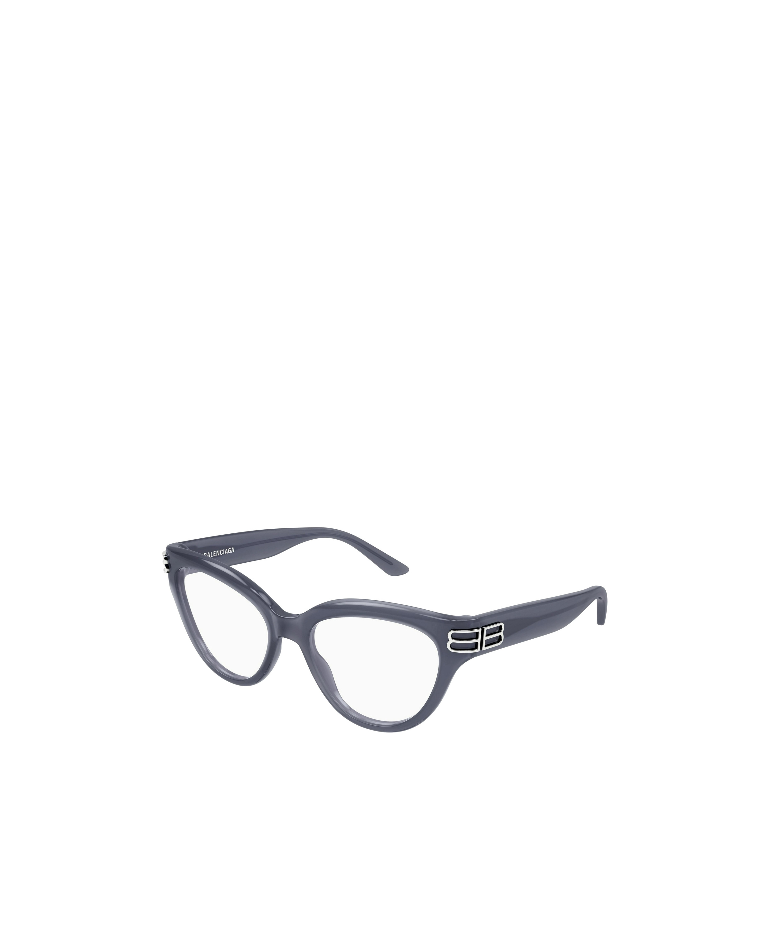 Balenciaga Eyewear Cat Eye Frame Glasses In Gray