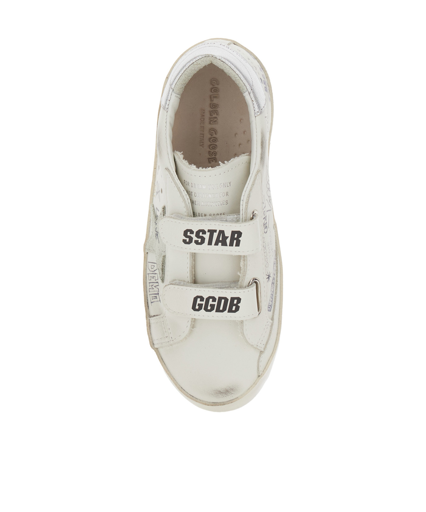 Golden Goose Kid - Old School Sneakers In White