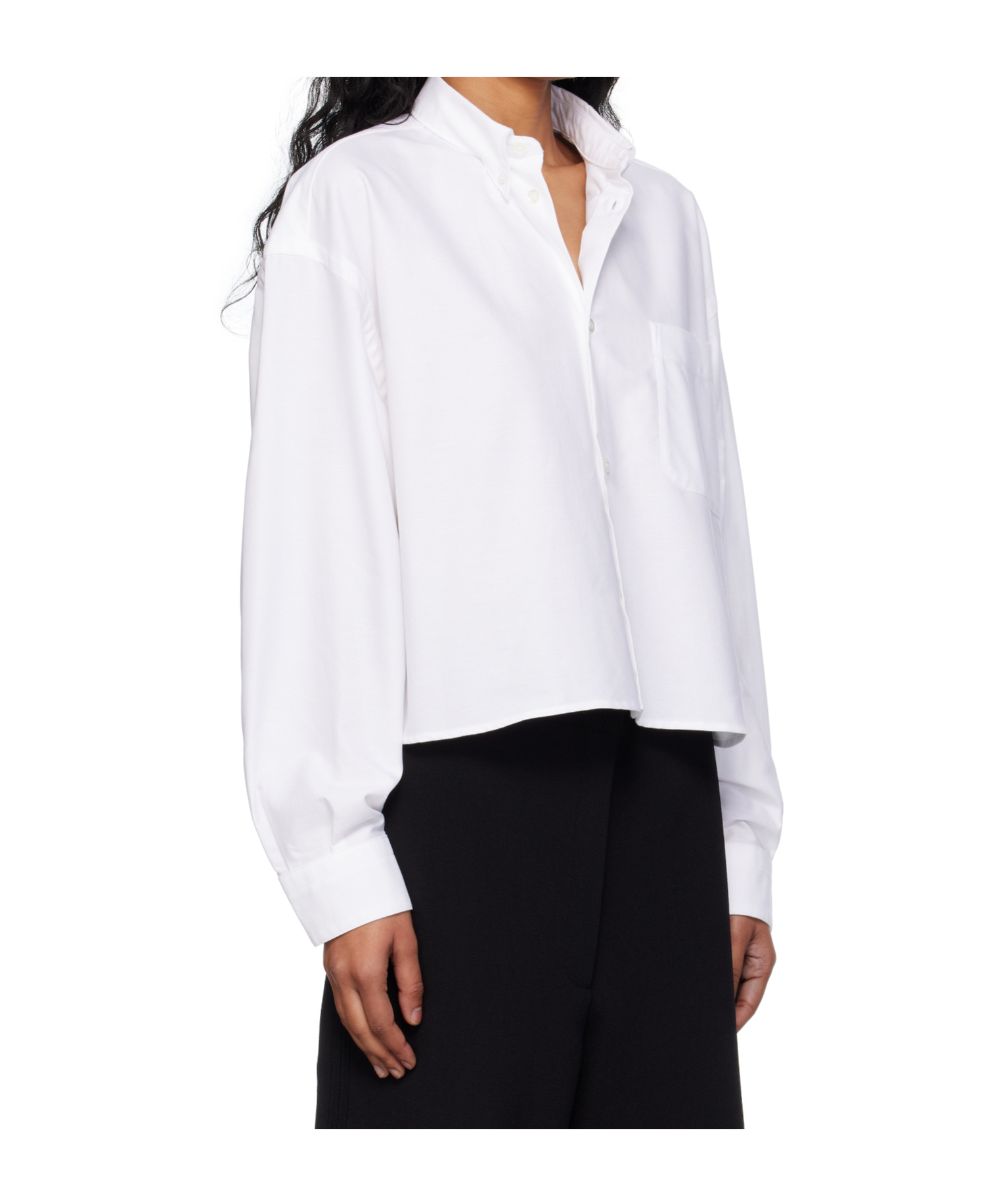 Apc A.p.c. Long-sleeved Button-up Shirt In White