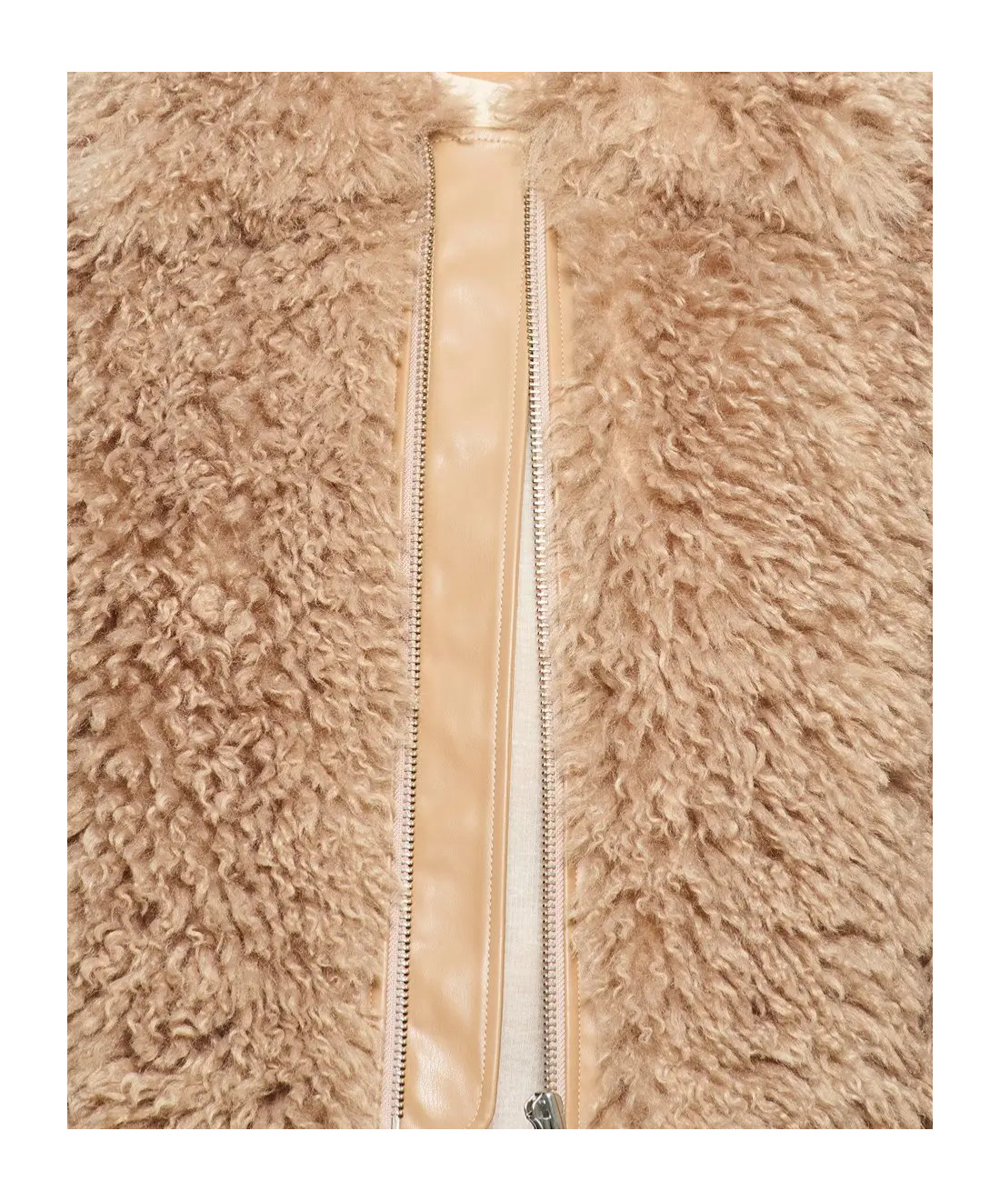 Stand Studio Zaylee Zip-up Blazer In Brown