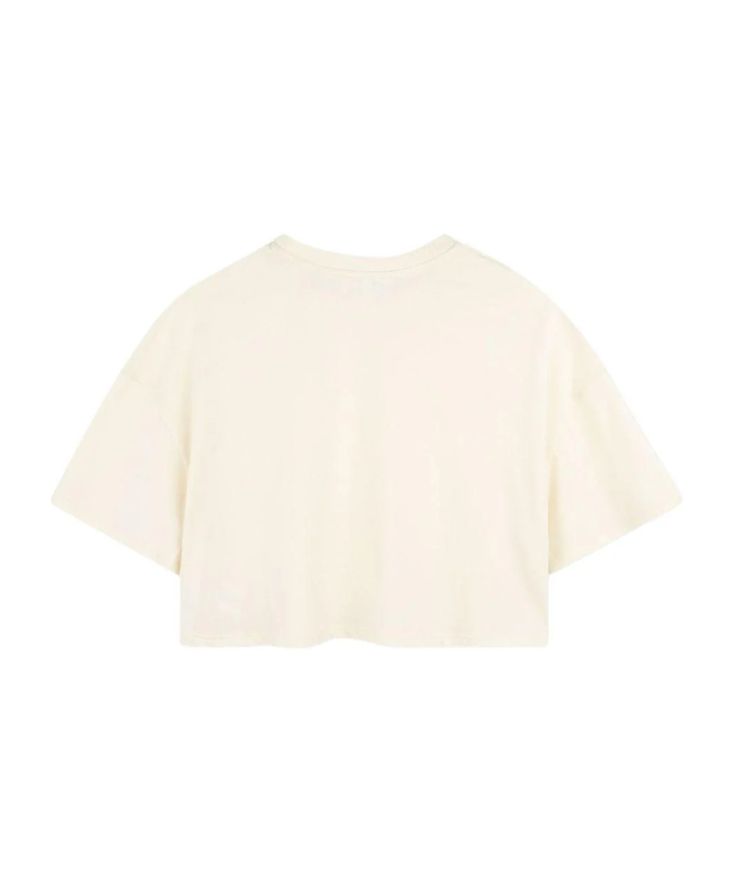 Chloé Logo-embossed Cropped T-shirt In White