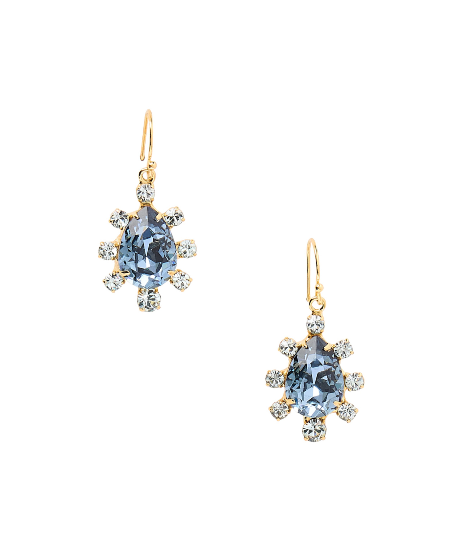 Jennifer Behr Blue Teardrop Earrings