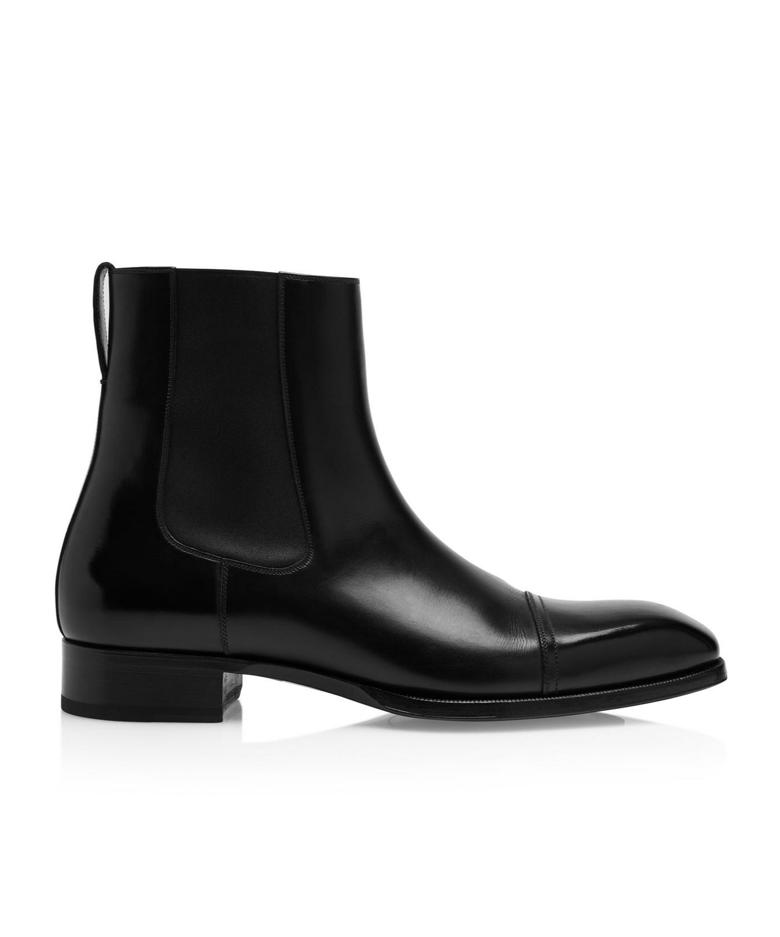 Tom Ford Edgar Polished Leather Chelsea Boots