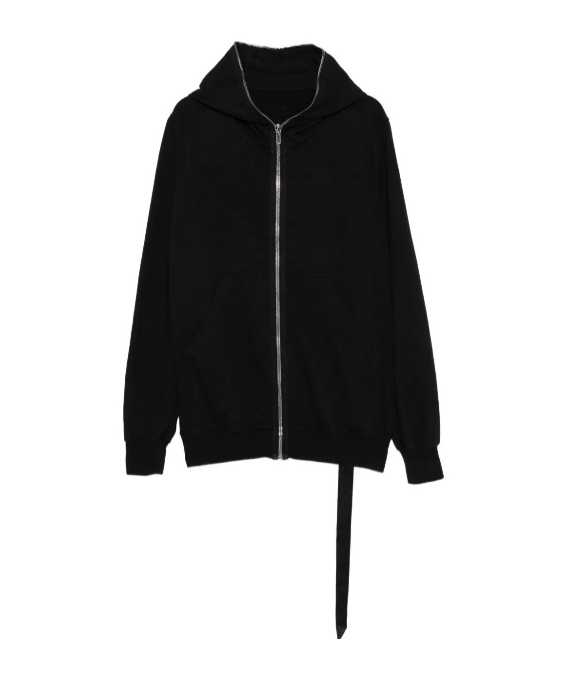 Rick Owens Drkshdw Long-sleeve Zip-up Hoodie In Black