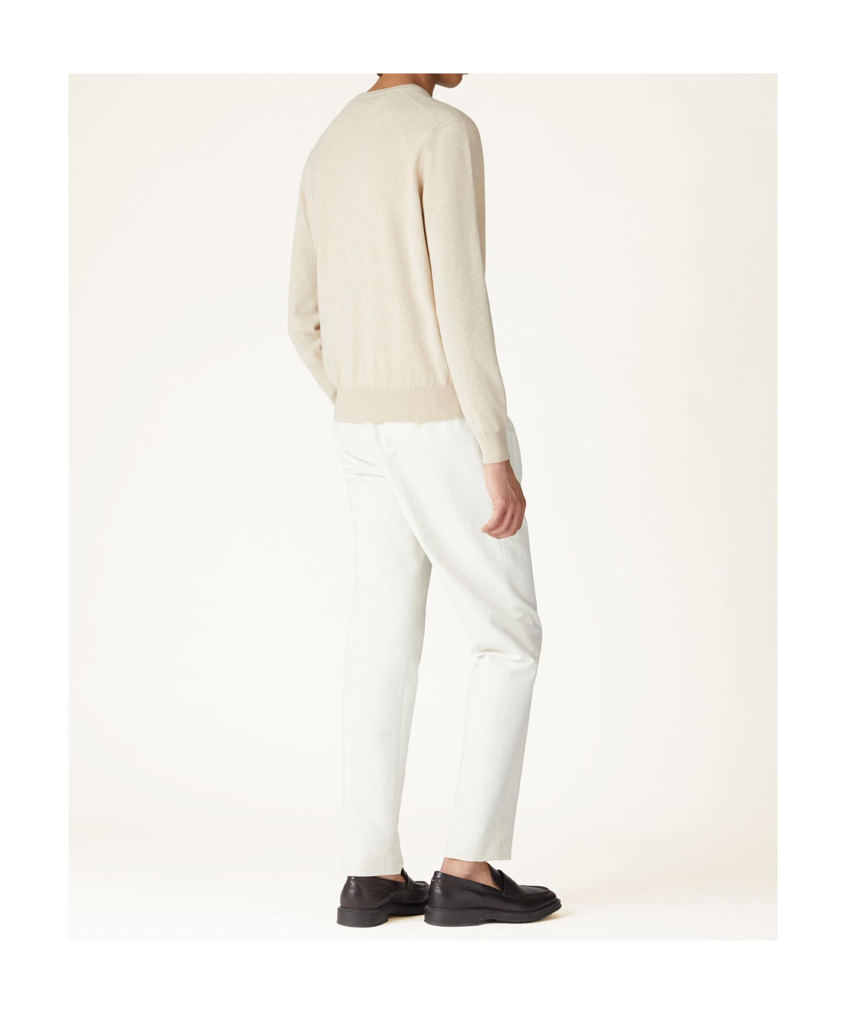 LORO PIANA CASHMERE LONG-SLEEVED SWEATER 