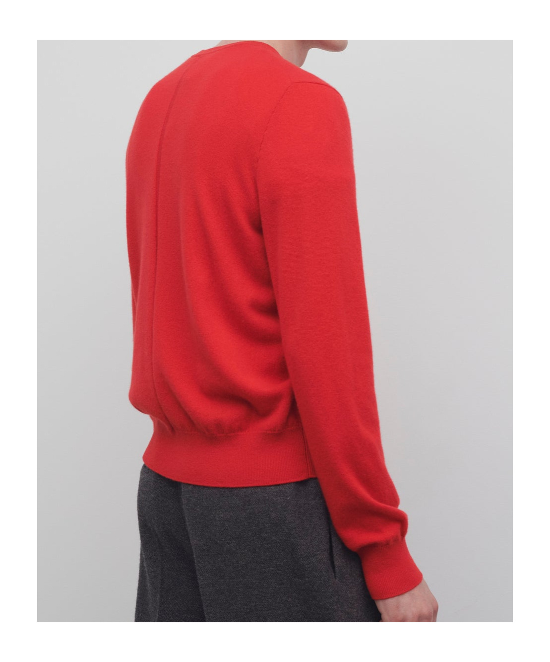 The Row Benji Cashmere Sweater In Red