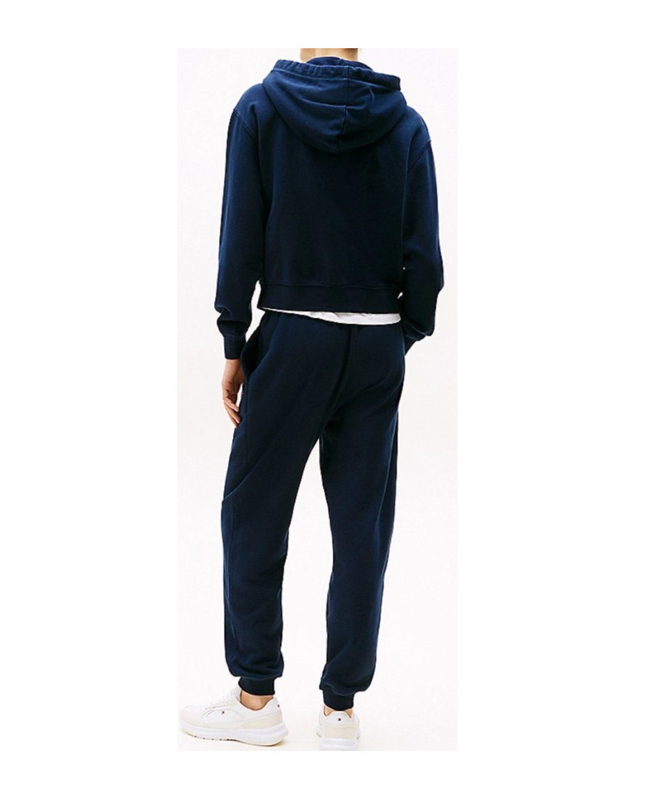 TOMMY HILFIGER LOGO ZIP-THRU HOODY