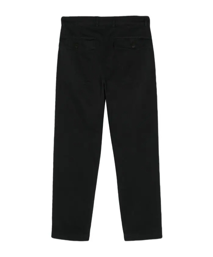 Dries Van Noten Front Pleated Casual Pants In Black