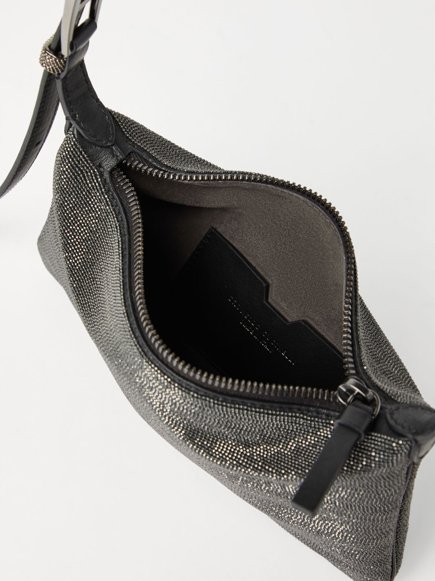 BRUNELLO CUCINELLI STUDDED SHOULDER BAG