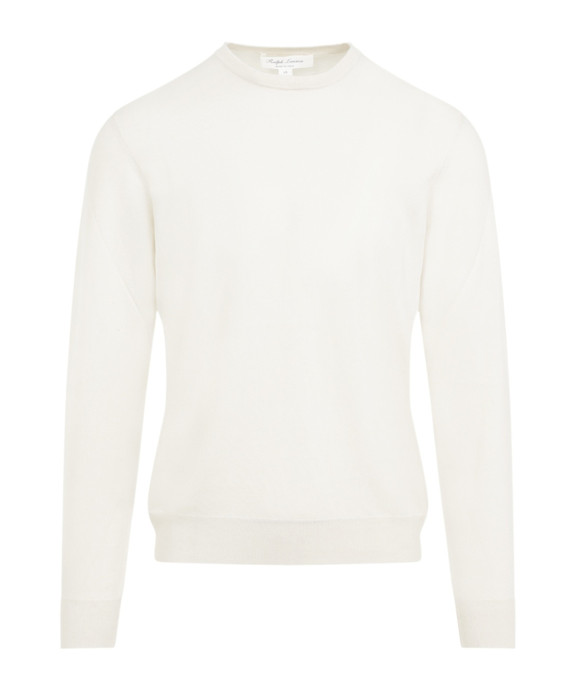Shop Polo Ralph Lauren Fine-knit Sweater In White