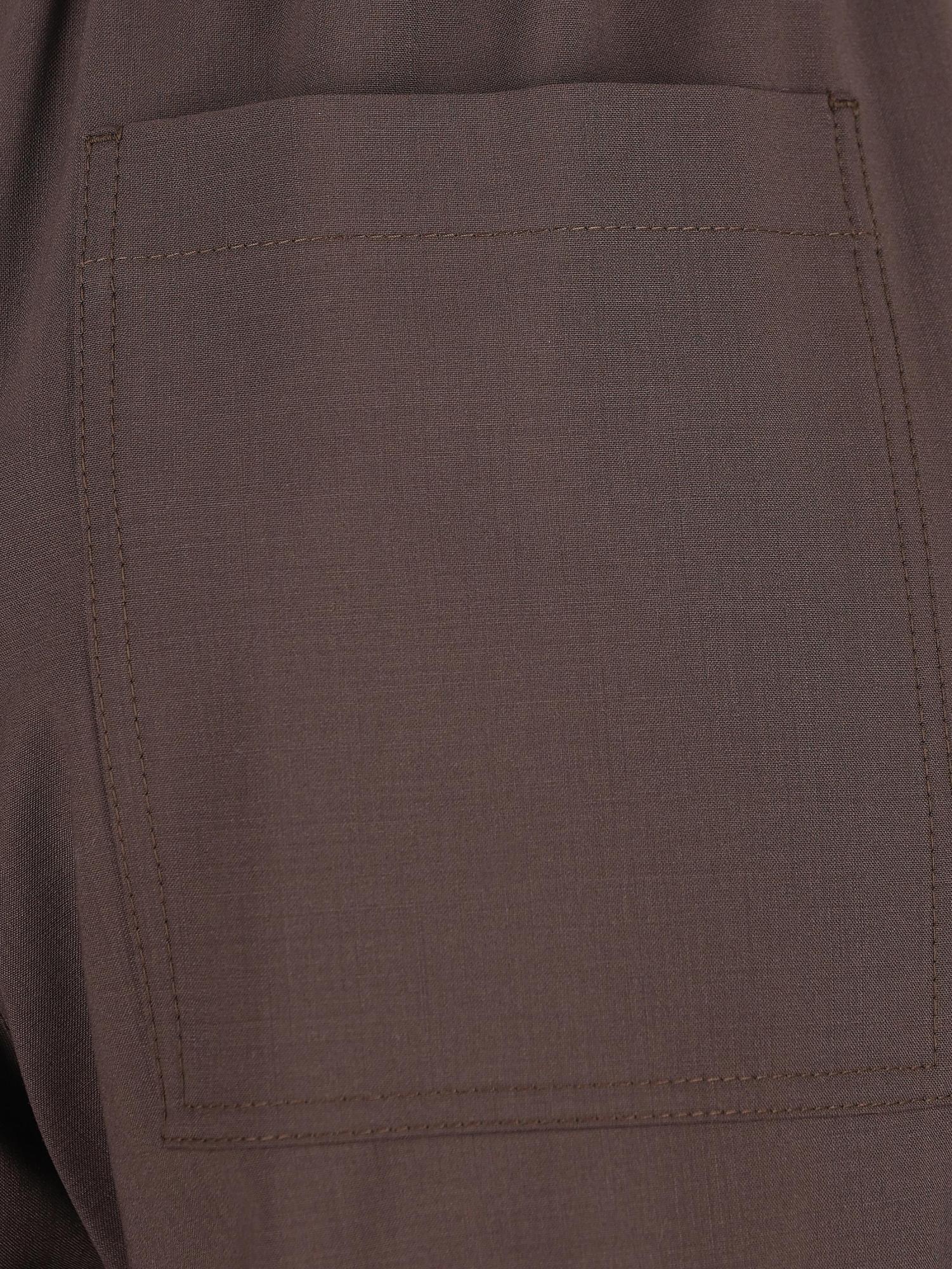 Brunello Cucinelli Elastic Waist Casual Pants In Brown