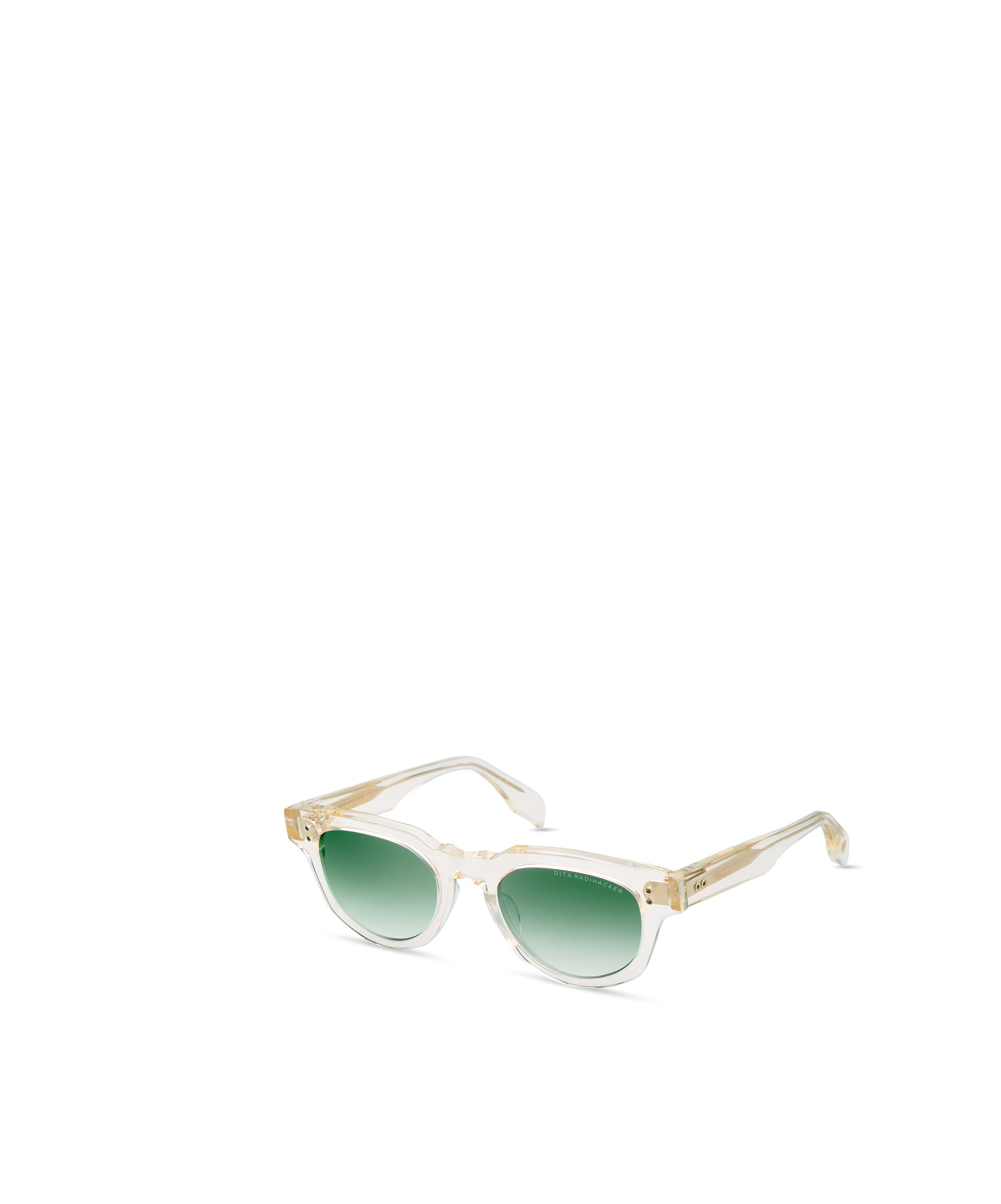 Dita Eyewear Radihacker Square-frame Sunglasses In White