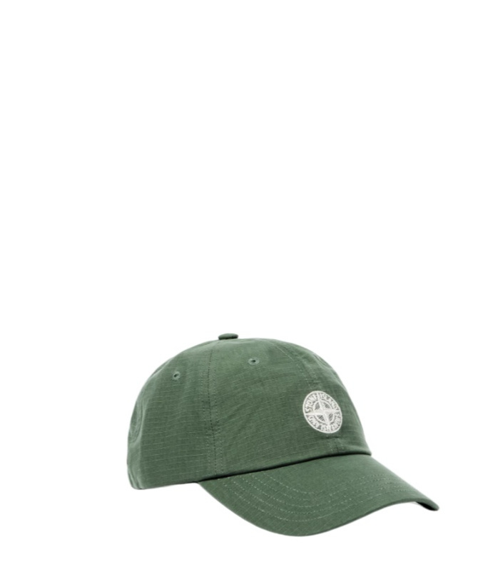 STONE ISLAND COMPASS-MOTIF CAP