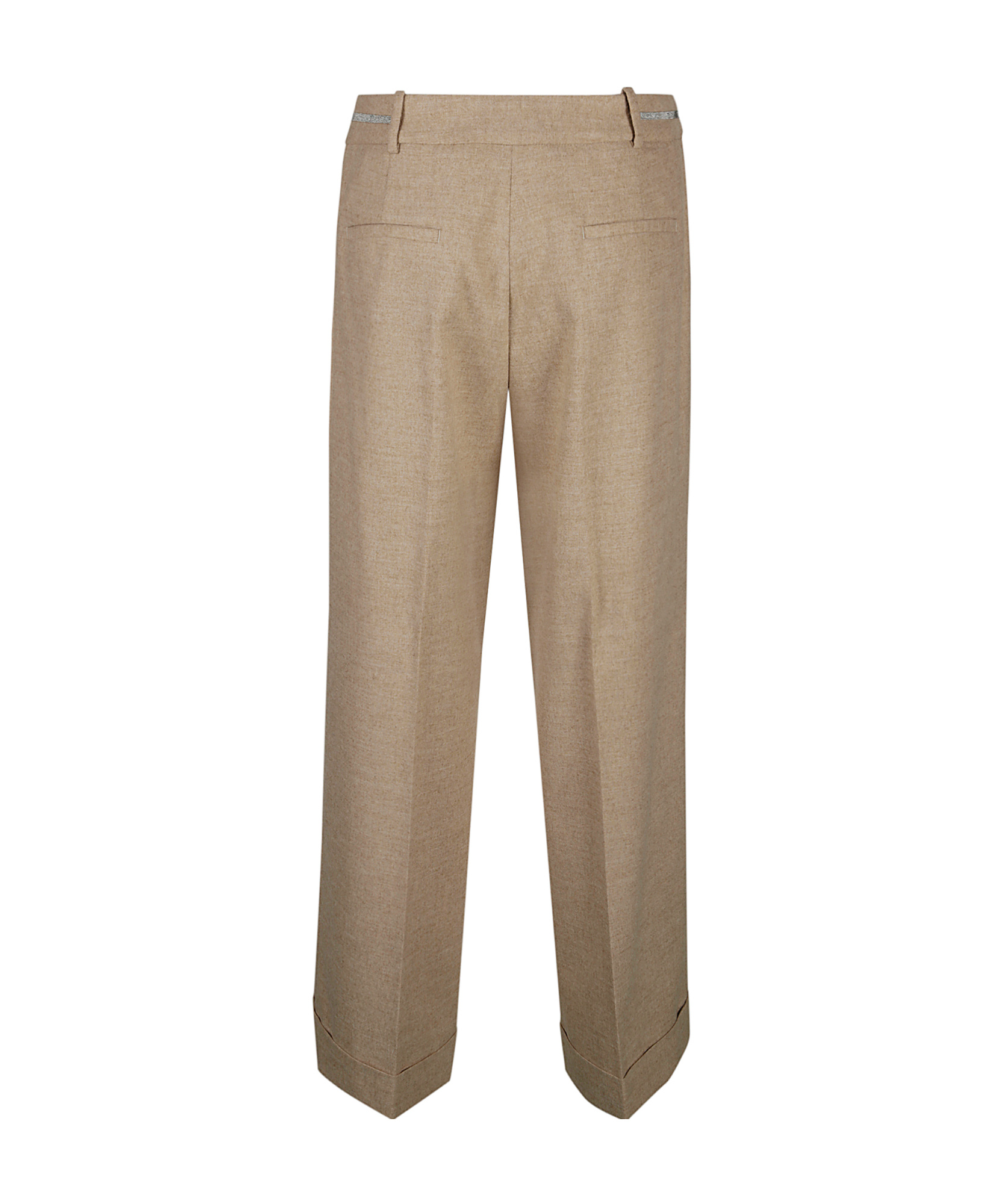 Peserico Trousers With Pleats In Nude