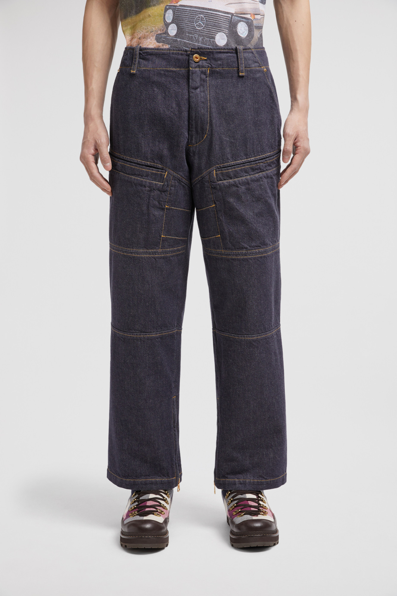 Moncler Jean X Mercedes-benz By Nigo In Denim Blue