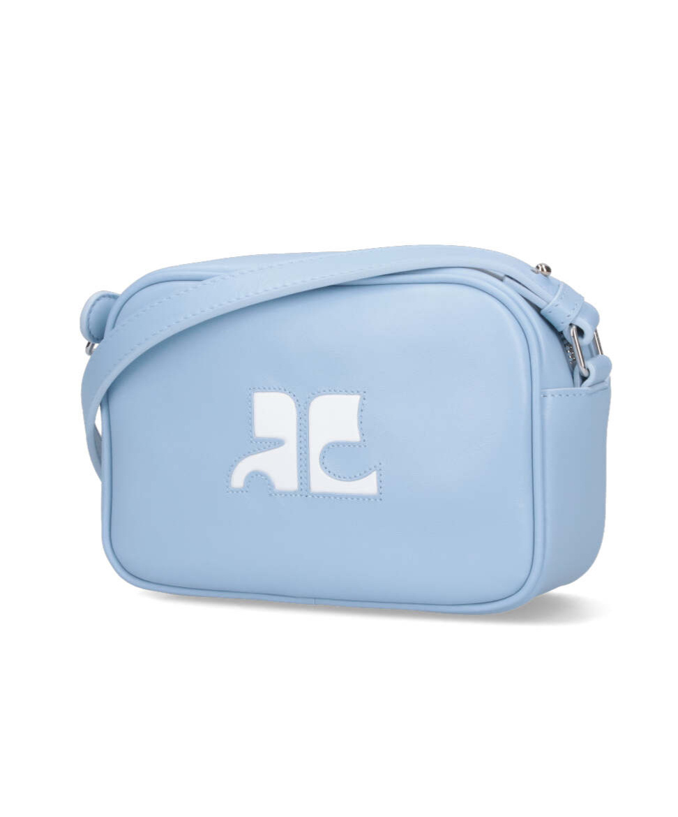 Courrèges "reedition Camera Bag" Crossbody Bag In Blue