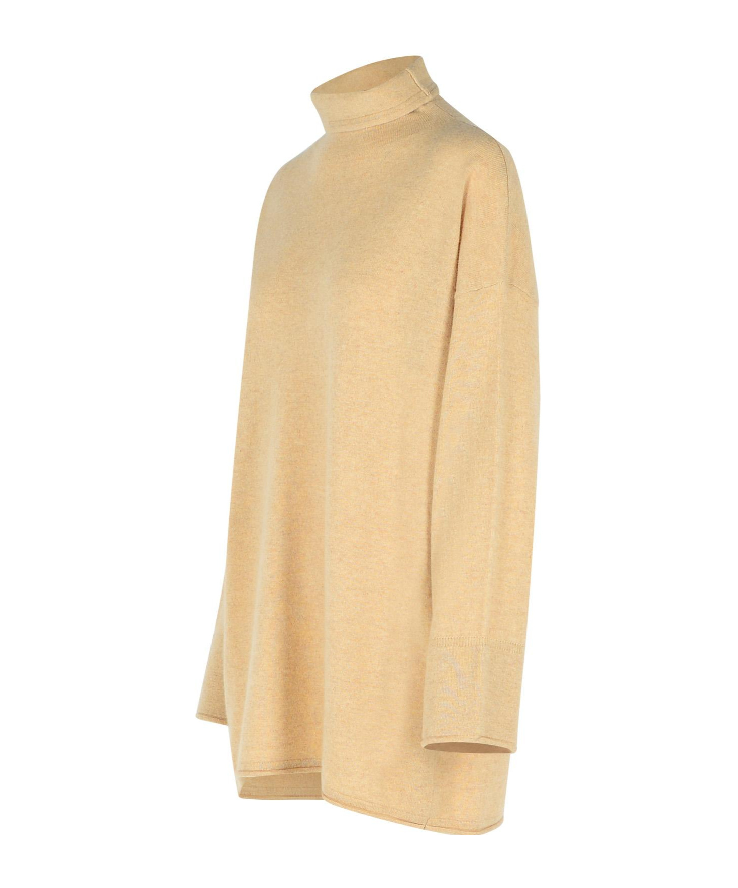 Max Mara Oder Beige Cashmere Turtleneck Sweater In Nude