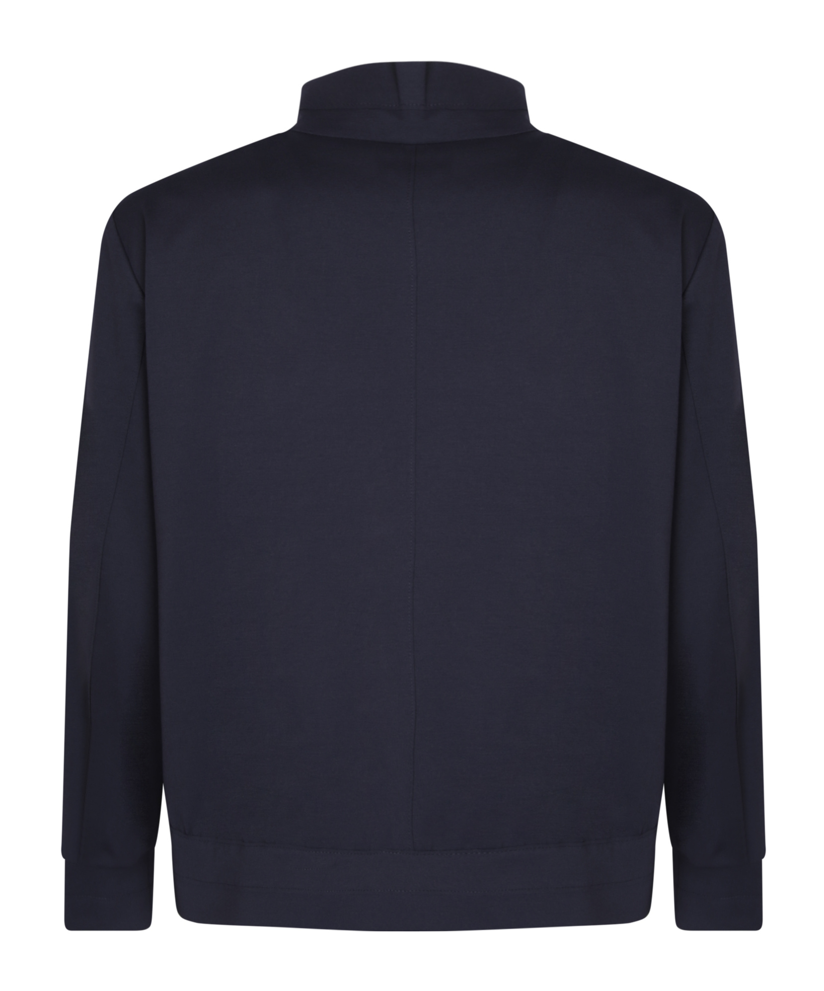 Harris Wharf London Techno Fabric Bomber In Black