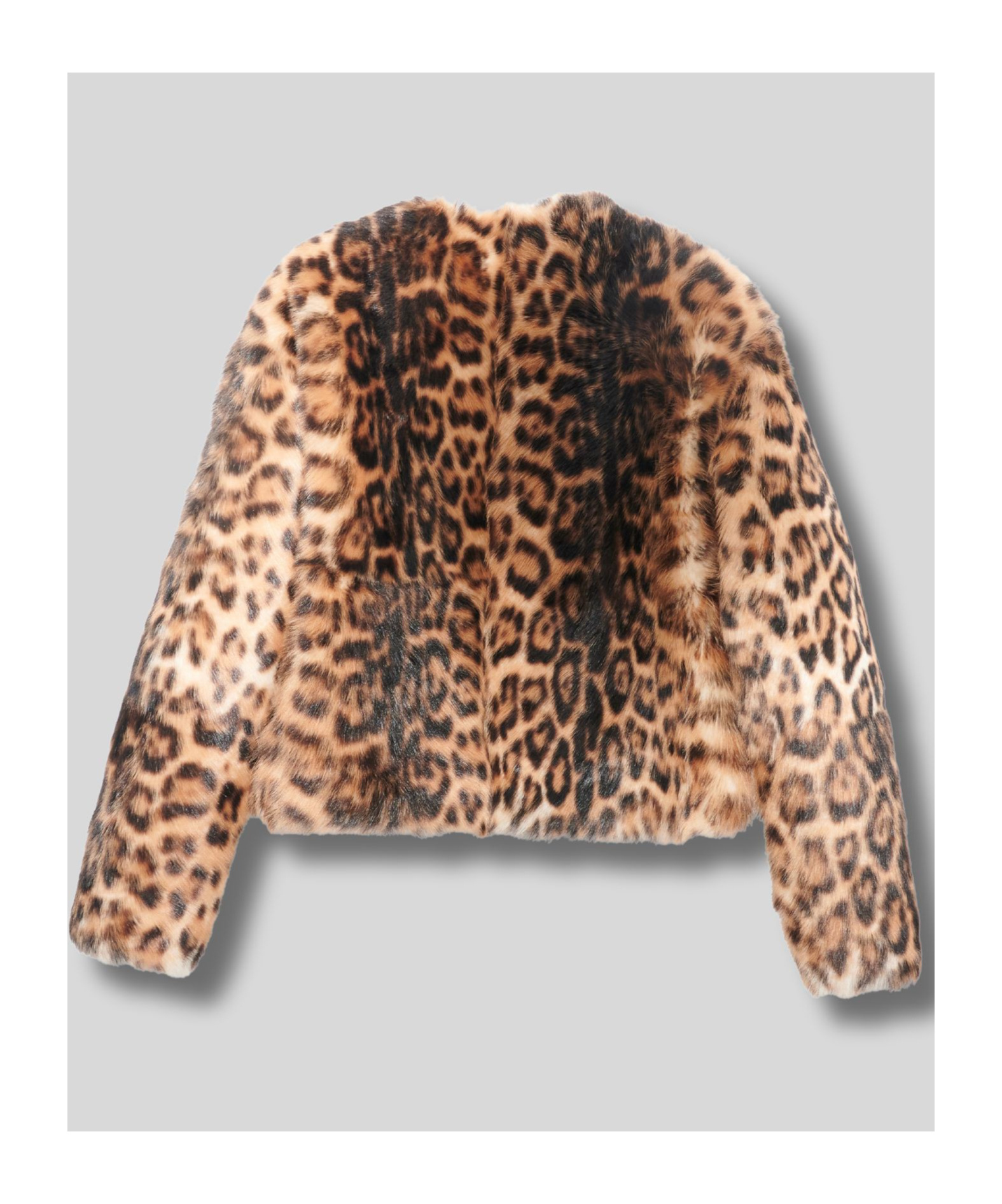 Shop Yves Salomon Long-sleeved Fur In Brown