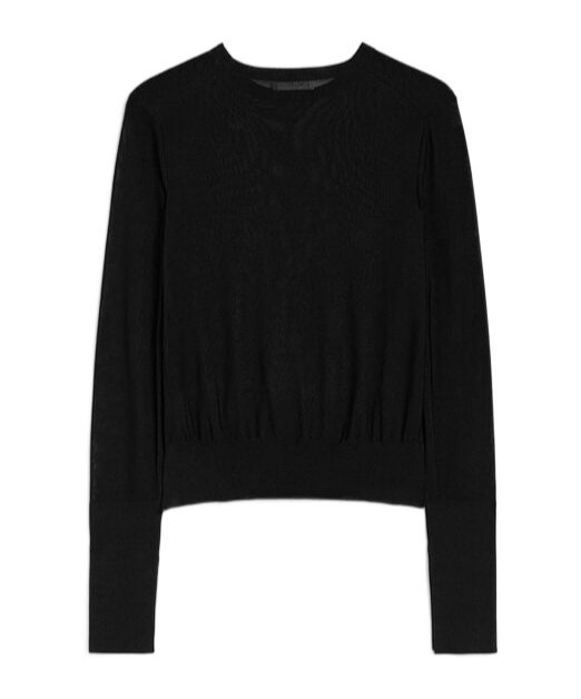 Jil Sander Crew-neck Jumper In Black