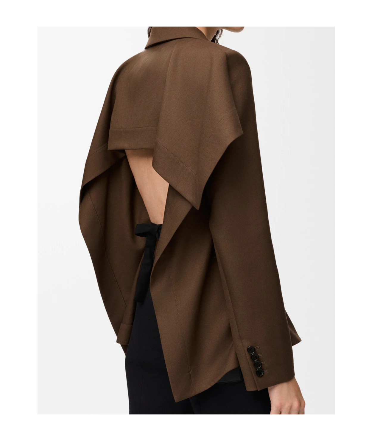 Loewe Jacket In Wool In Brown