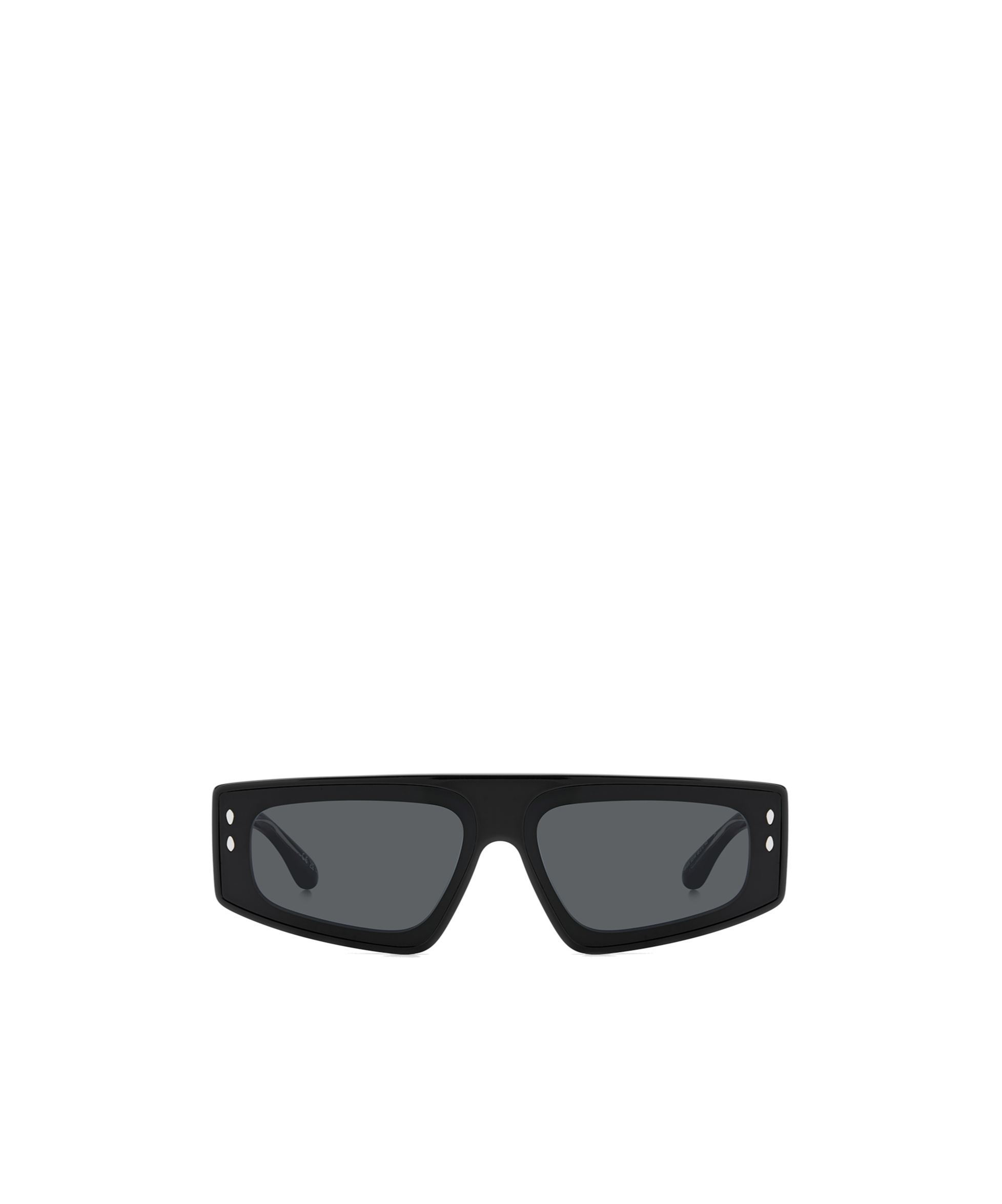 Isabel Marant Geometric Frame Sunglasses In Black