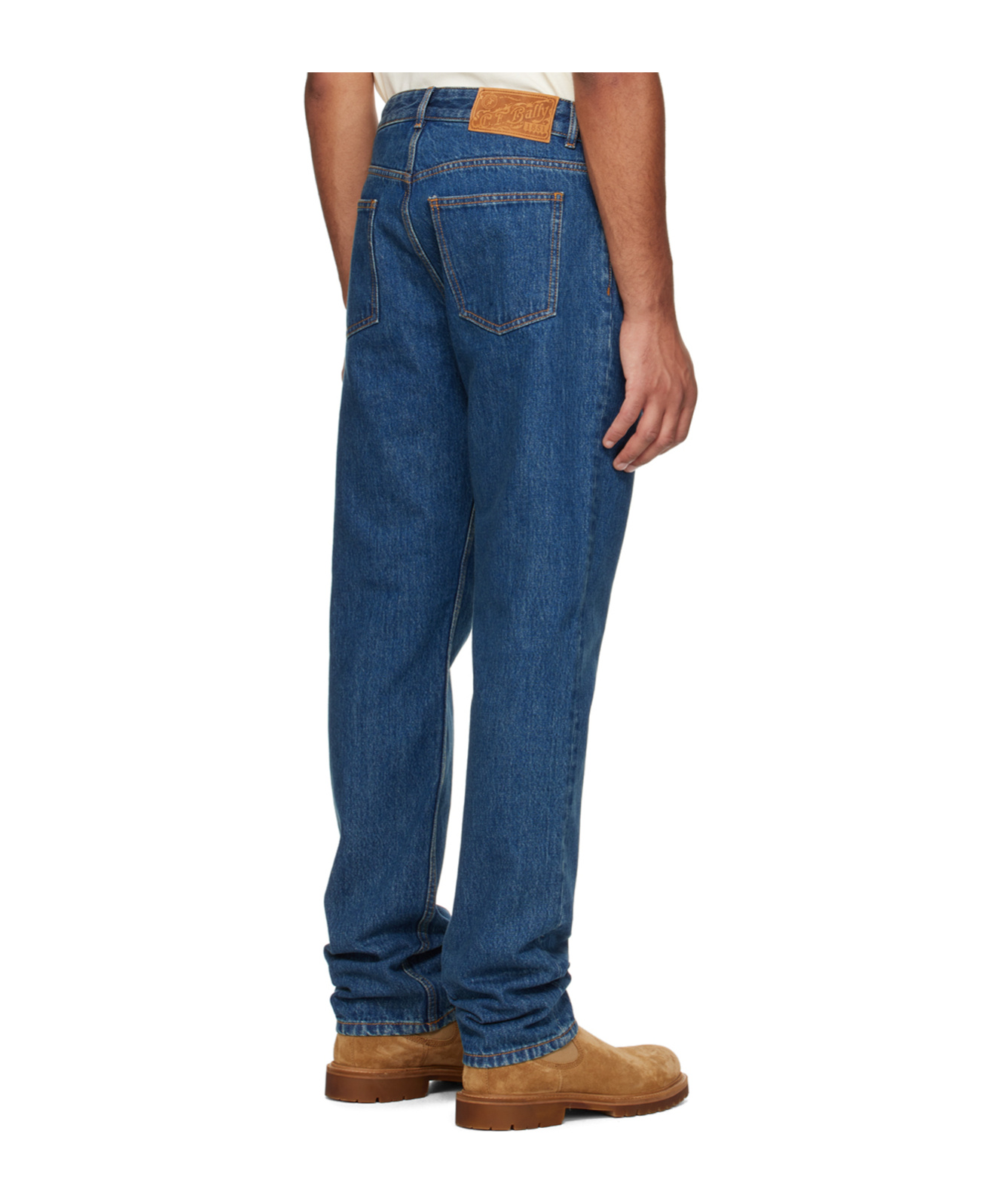 Bally Straight Jeans In Blue