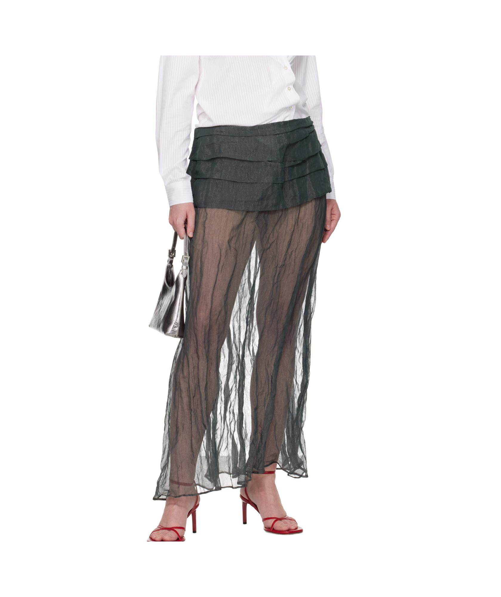 Paloma Wool Gray Mae Maxi Skirt