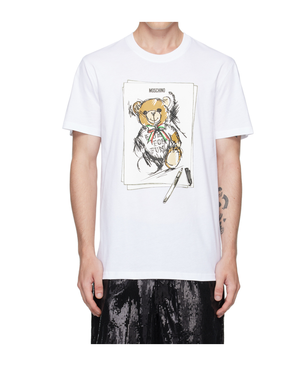 Moschino Teddy Bear T-shirt In White
