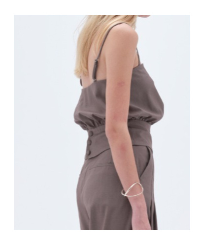 Remain Birger Christensen Gathered Top In Gray