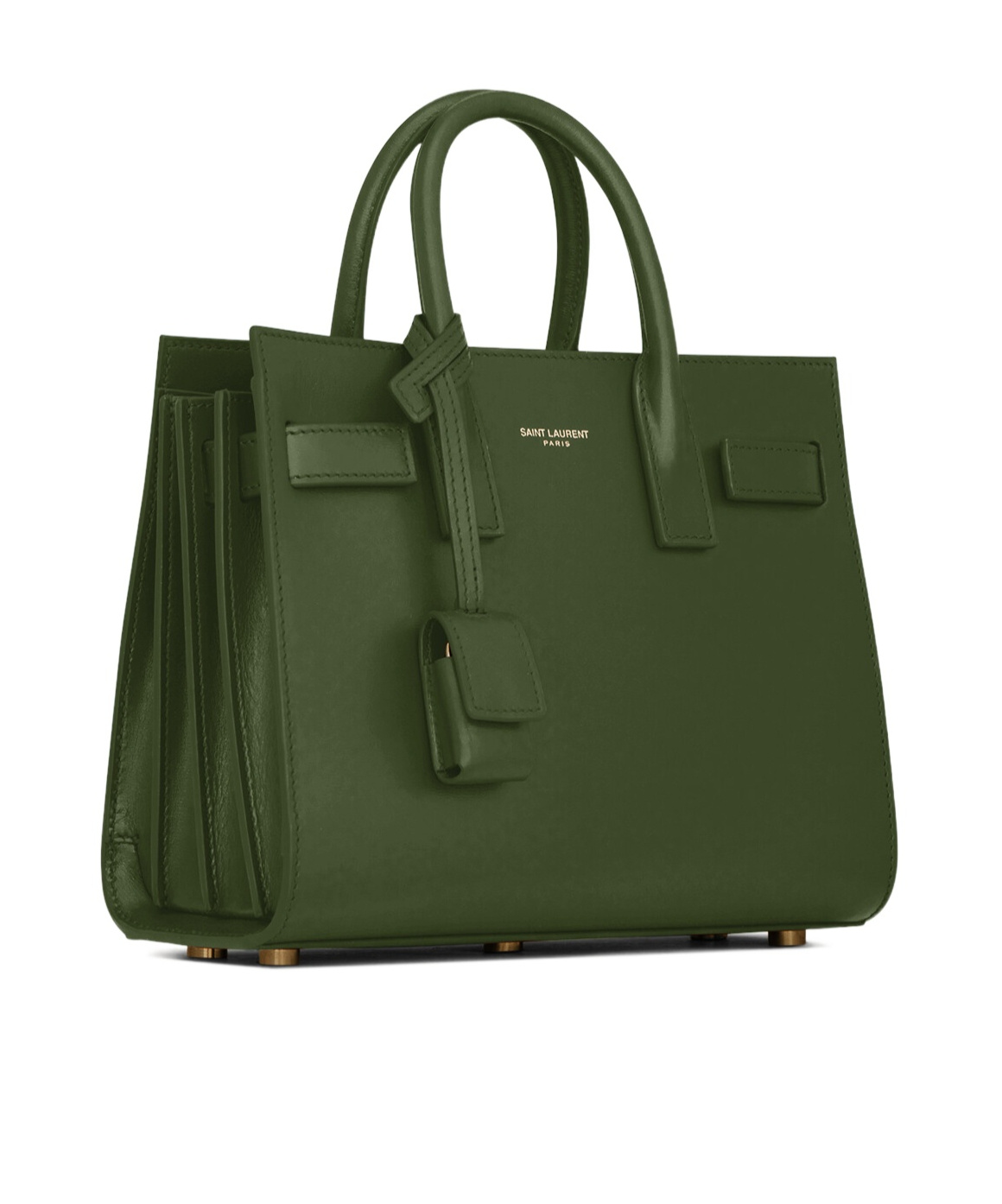 Saint Laurent Double Handle Shoulder Bag In Brown