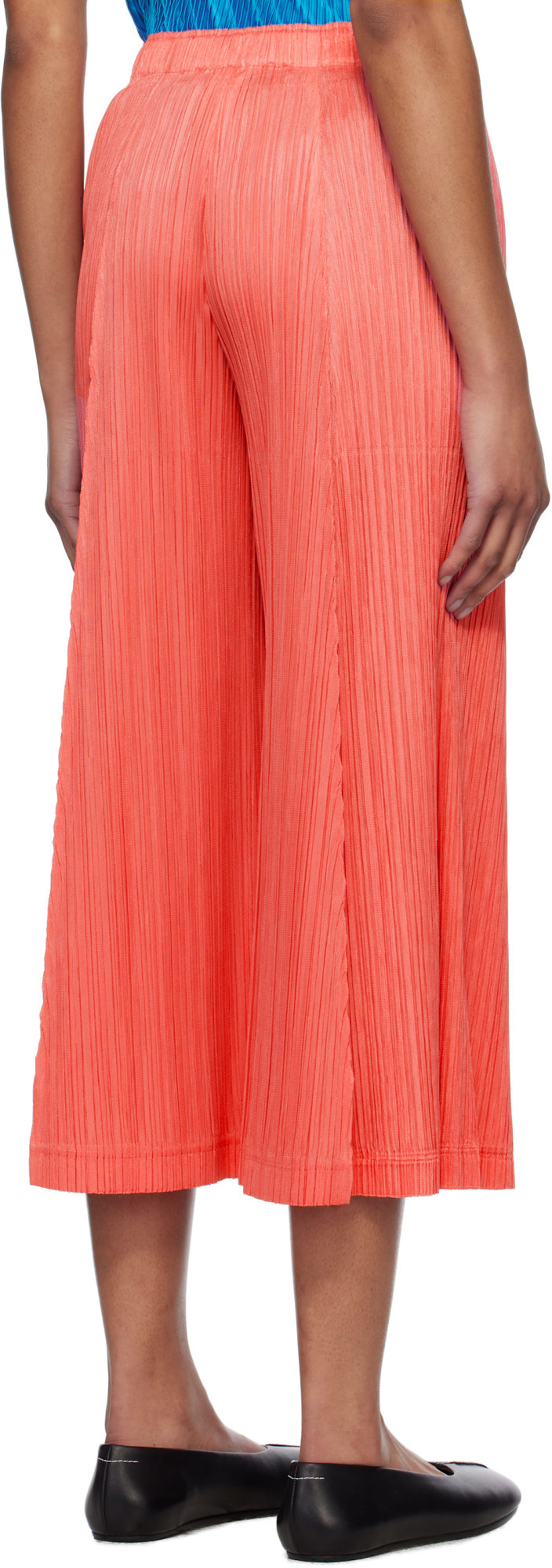 ISSEY MIYAKE ELASTIC WAIST CASUAL PANTS
