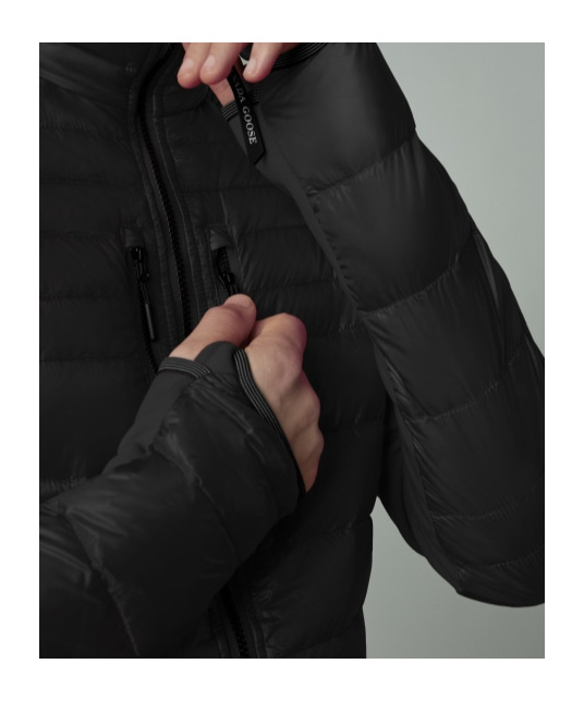 Canada Goose Black Hybridge Lite Padded Jacket In Black