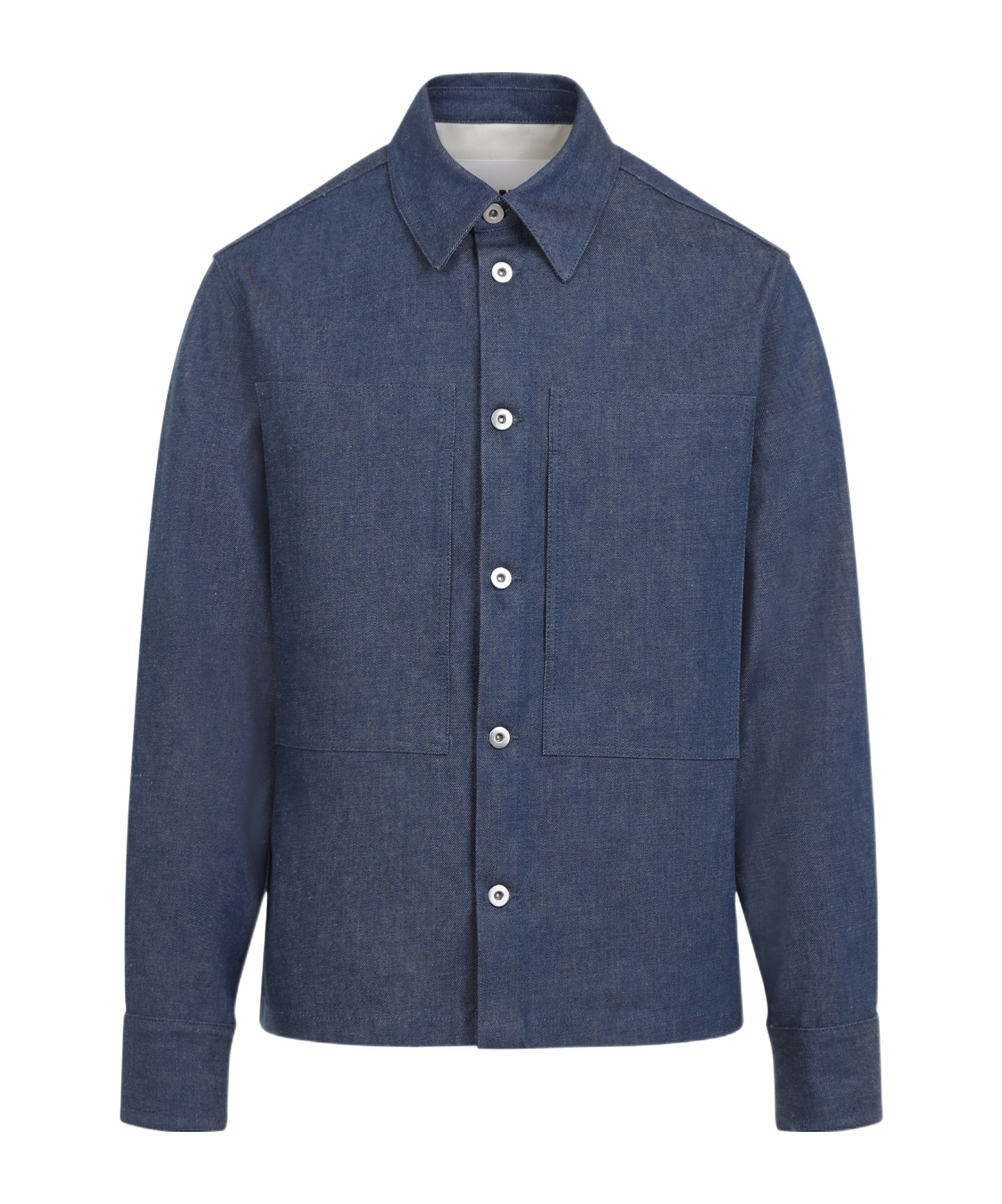 JIL SANDER COTTON DENIM OVERSHIRT