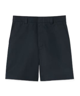 Gucci Double Cotton Twill Short With Web In Black