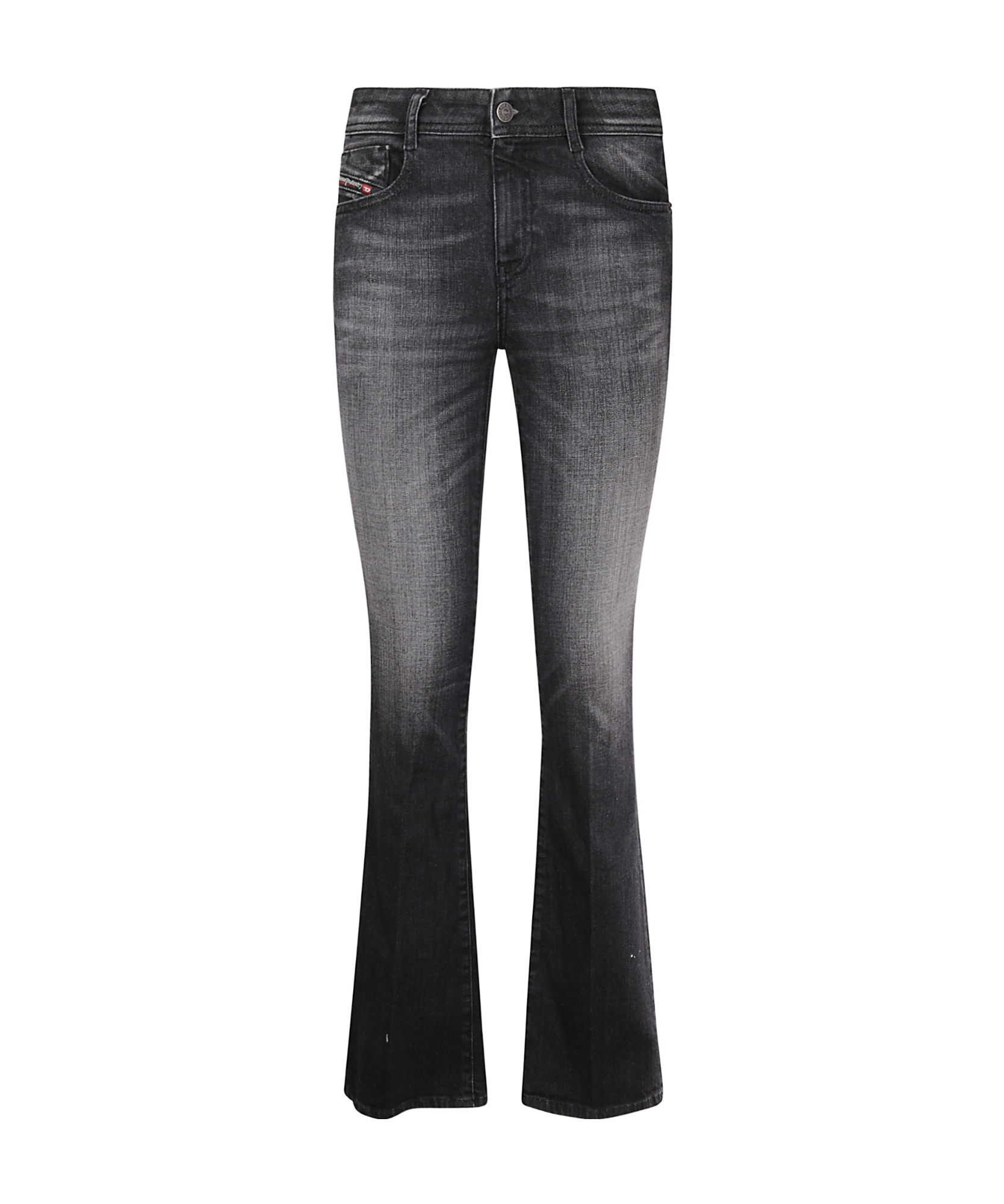 DIESEL WASHED BOOTCUT JEANS 