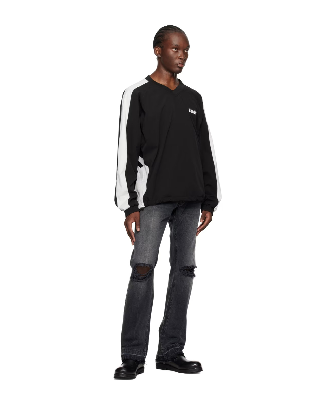 Rhude Raven Pullover In Black