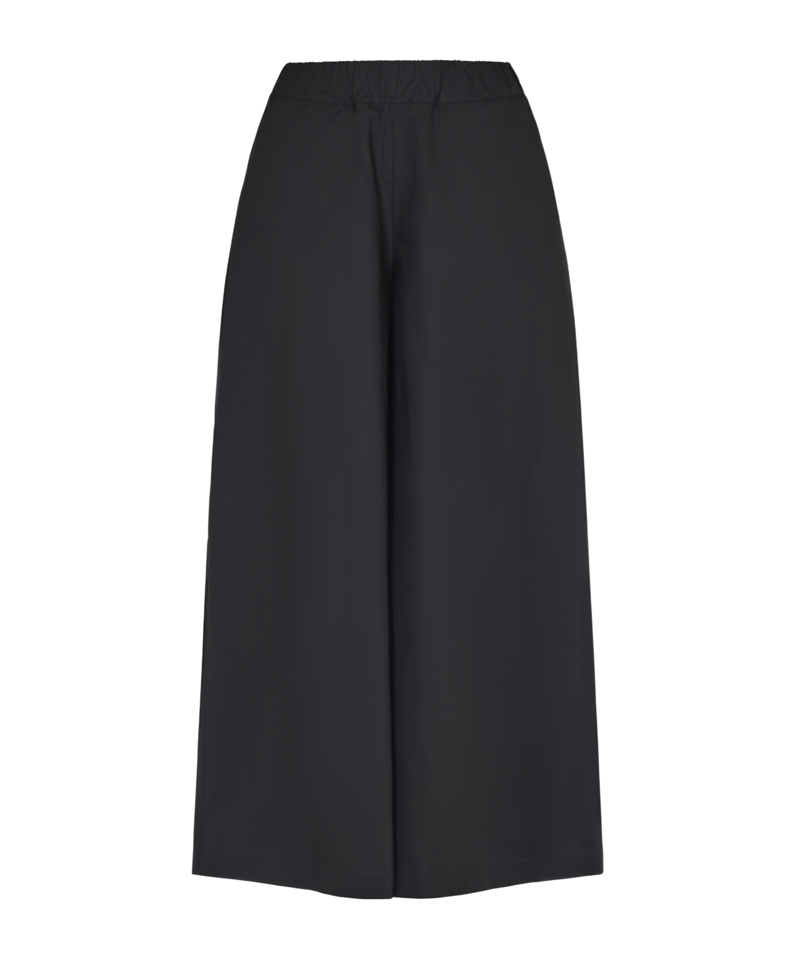 Roberto Collina Wide-leg Casual Pants In Black