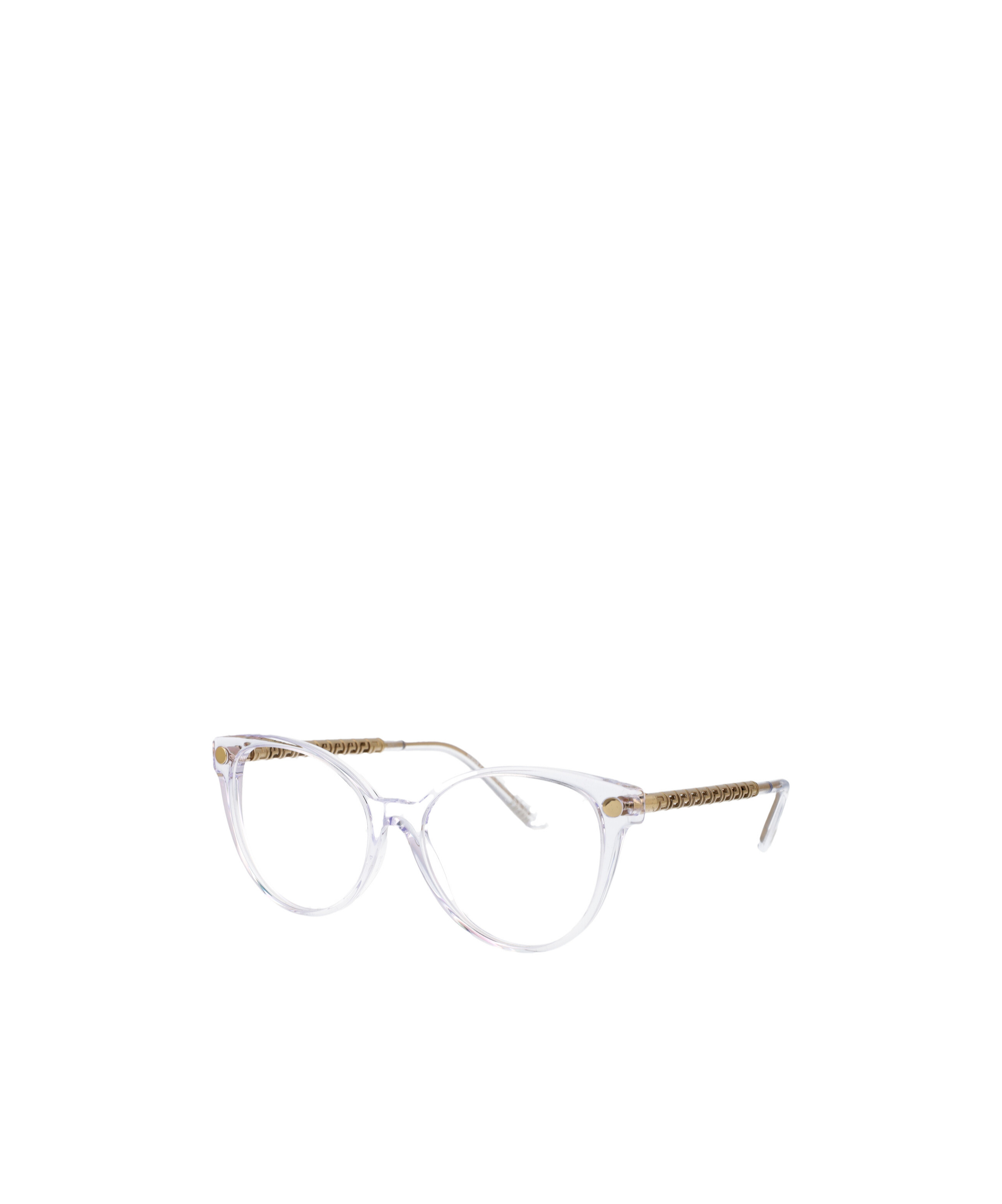 Versace Crystal Acetate Glasses In White