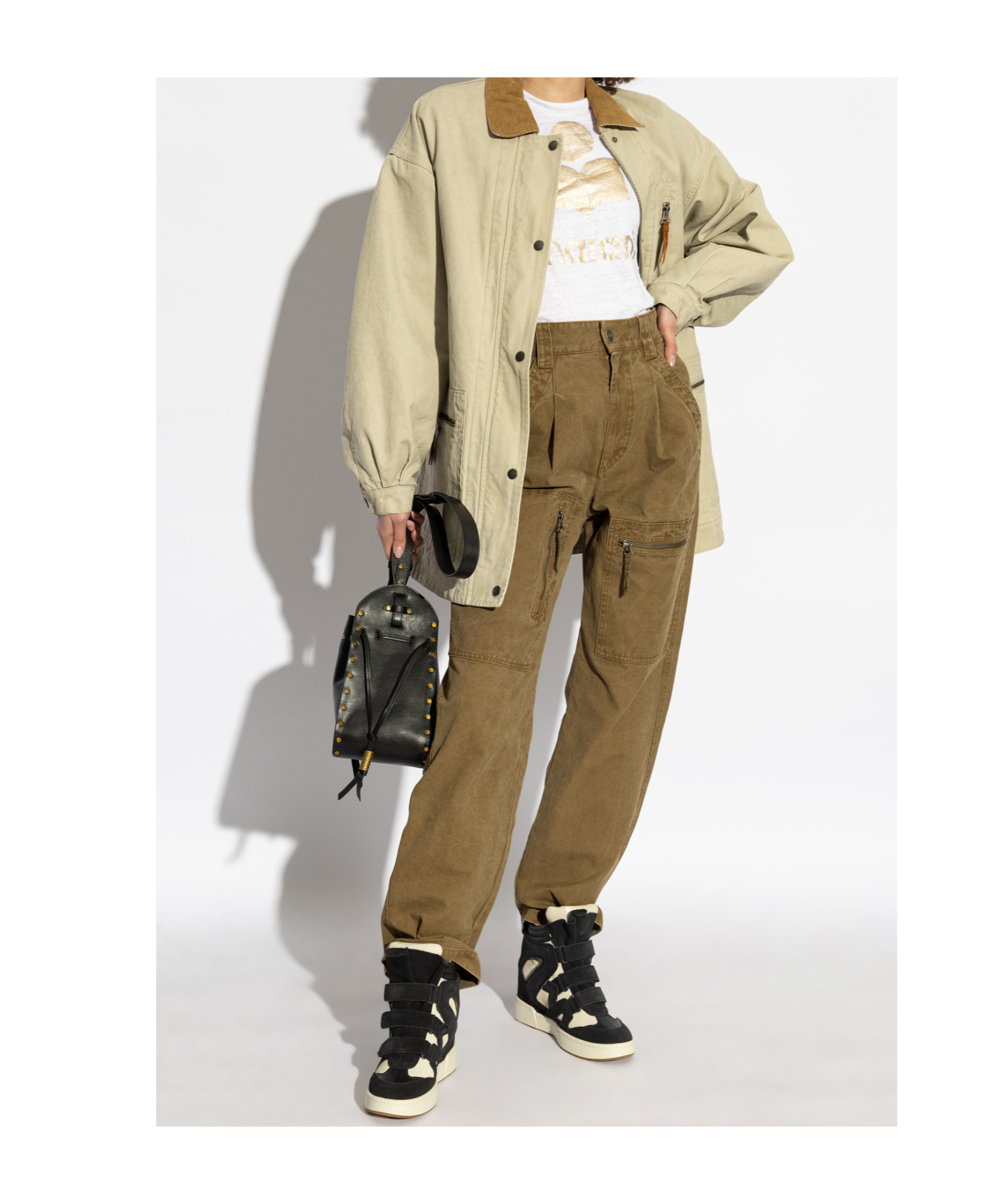 ISABEL MARANT ÉTOILE BELT-LOOP JEANS