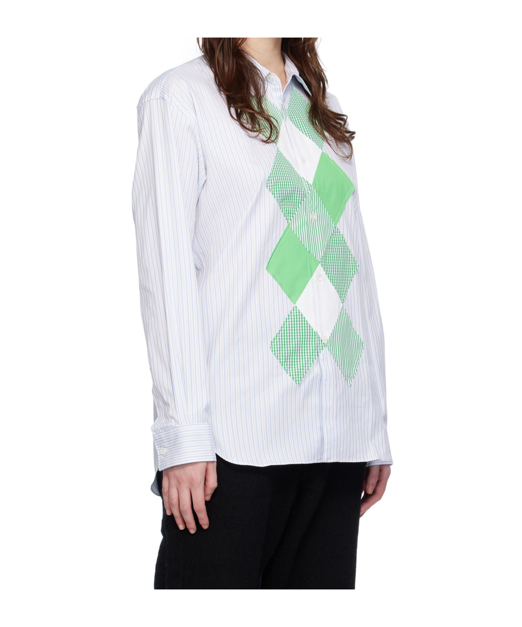 COMME DES GARÇONS LAPEL LONG SLEEVE SHIRT